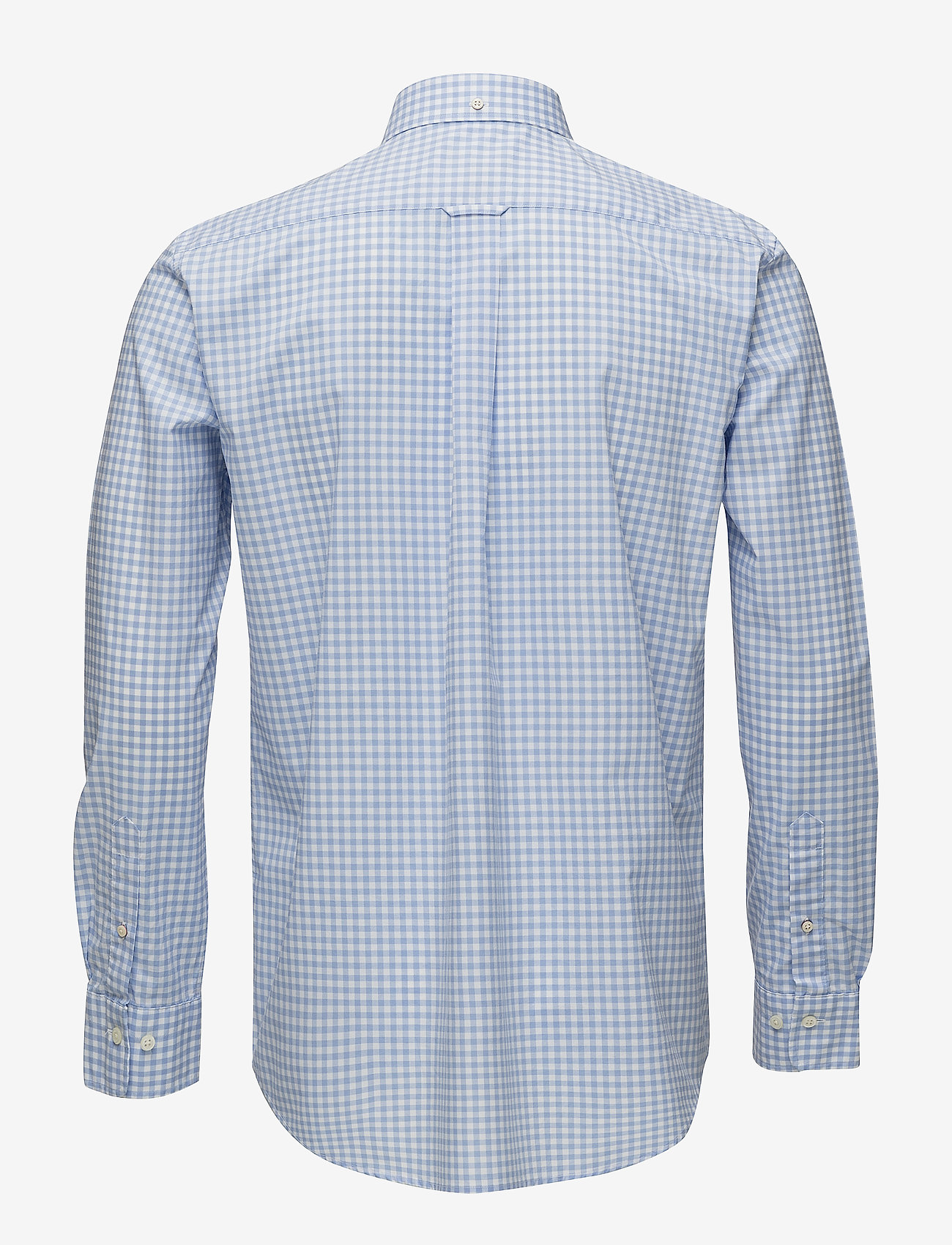 GANT - REG BROADCLOTH GINGHAM BD - capri blue - 1