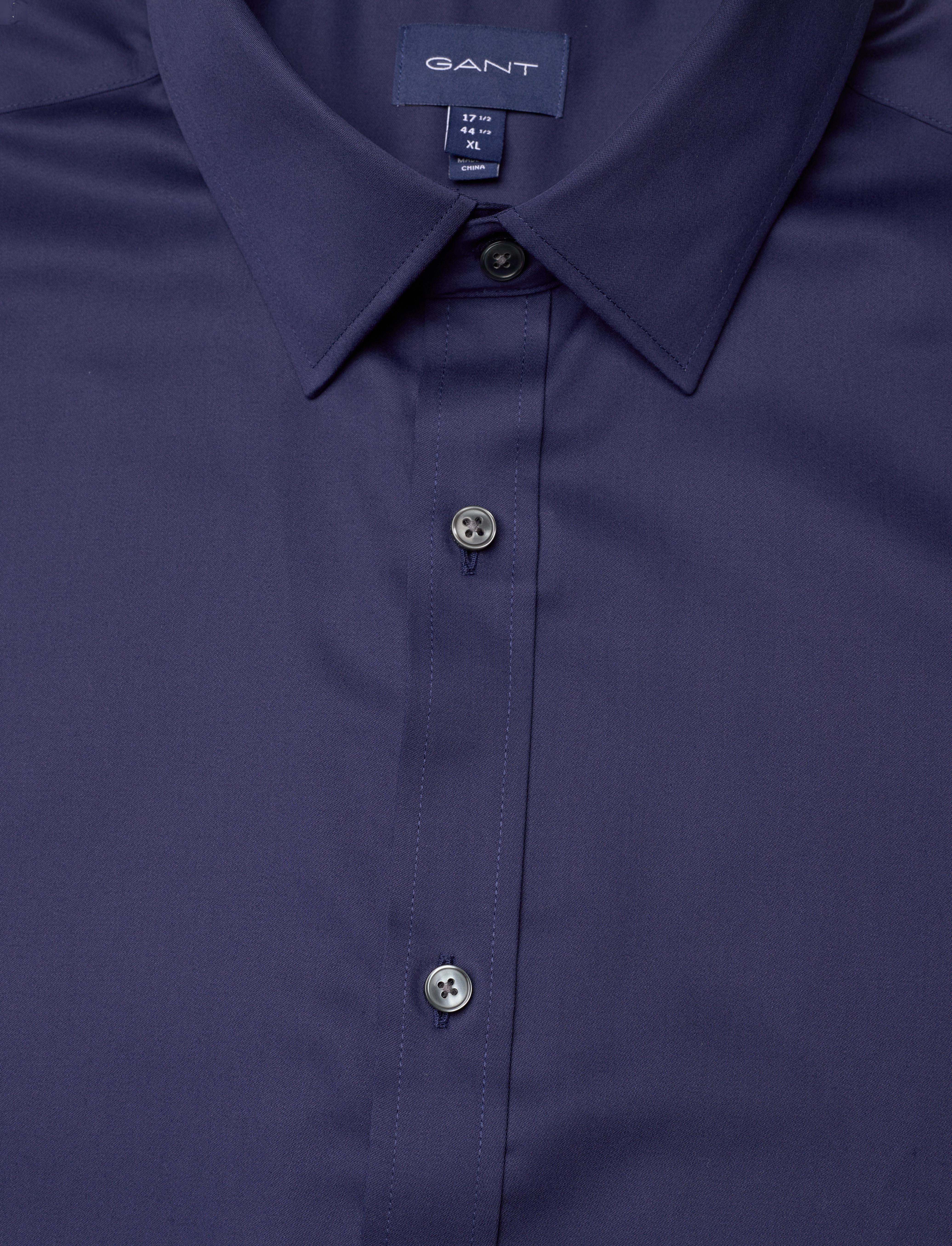GANT - STRETCH PLAIN SATEEN REG TOWN - persian blue - 2