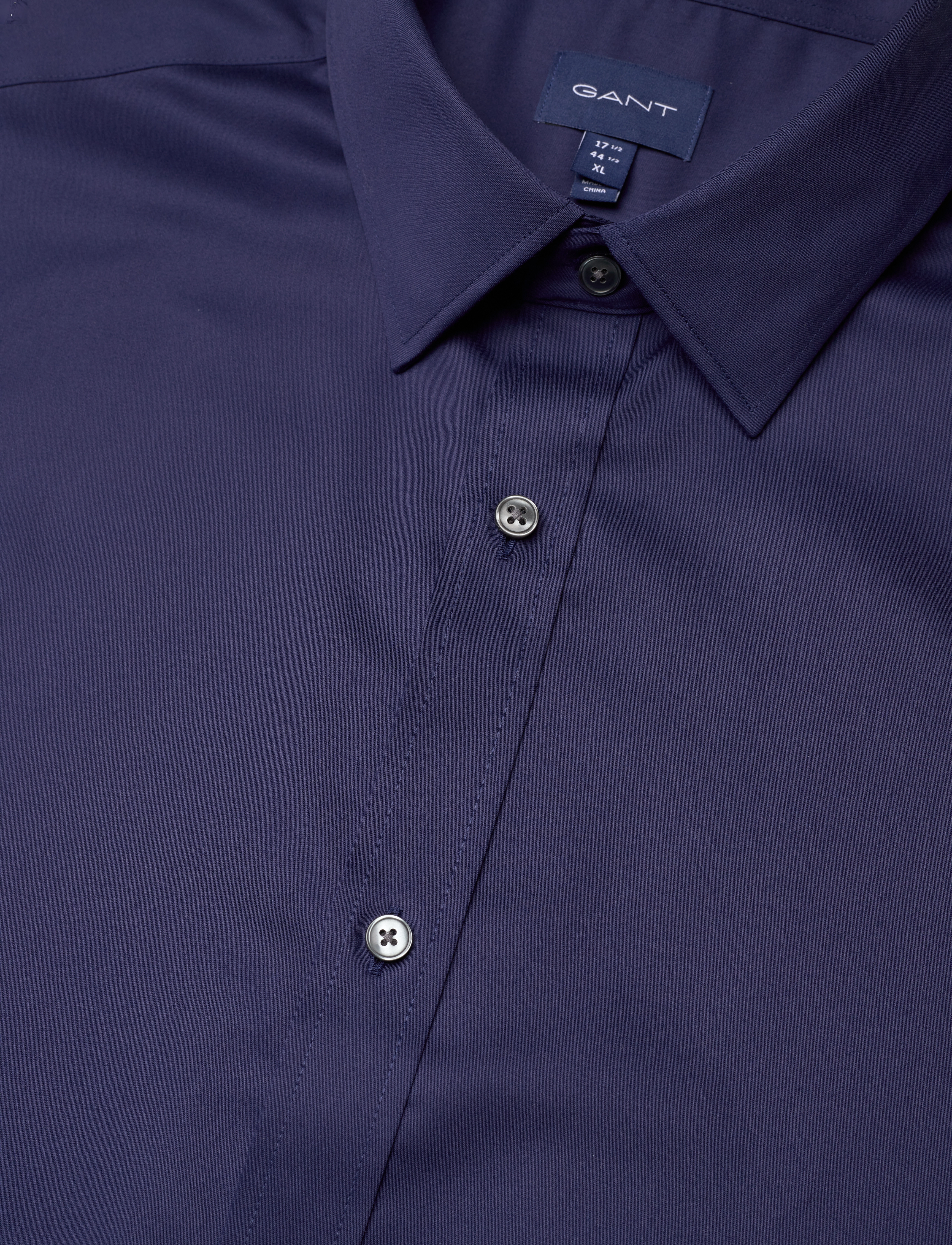 GANT - STRETCH PLAIN SATEEN REG TOWN - persian blue - 3