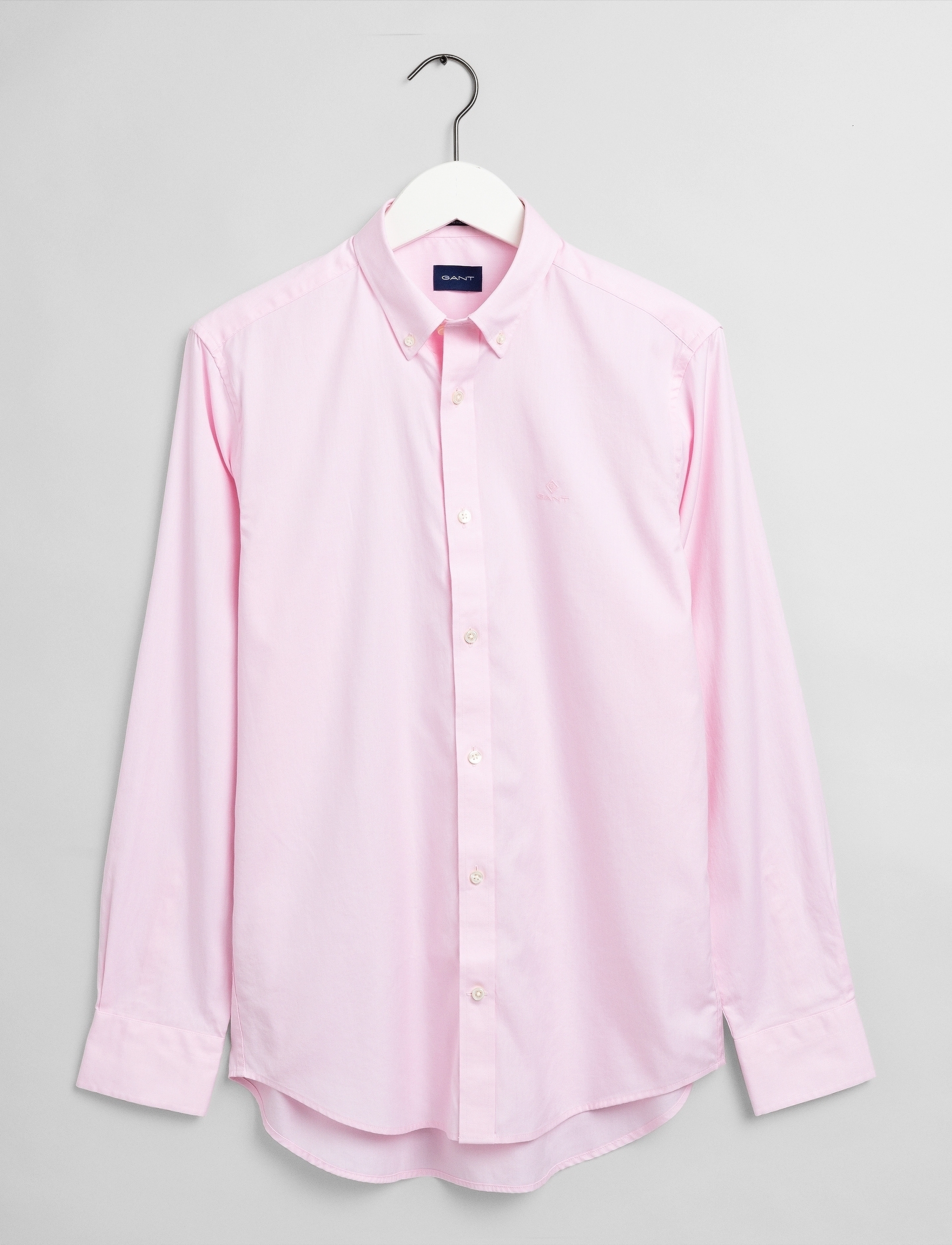 GANT - REG PINPOINT OXFORD BD - california pink - 4