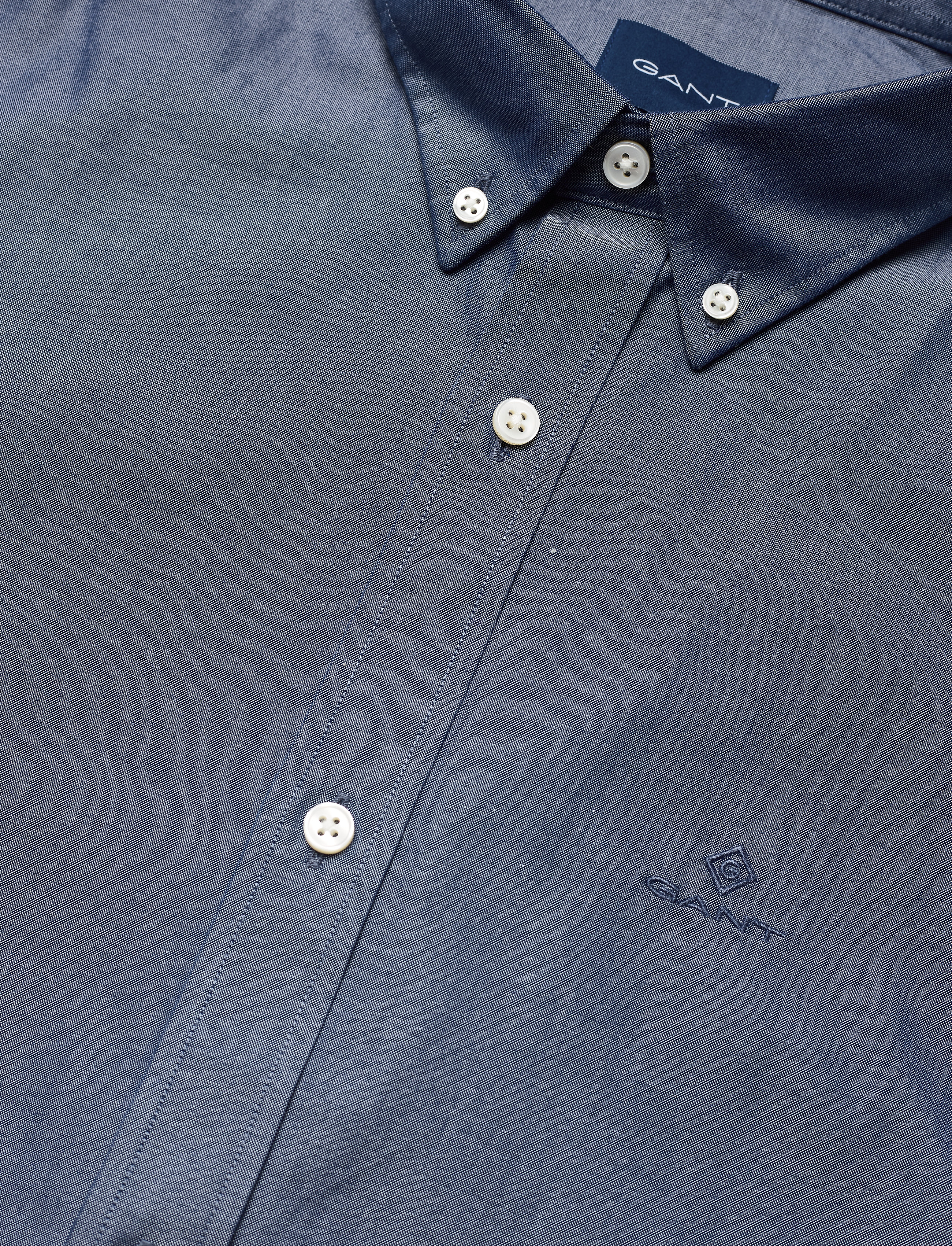 GANT - REG PINPOINT OXFORD BD - persian blue - 3