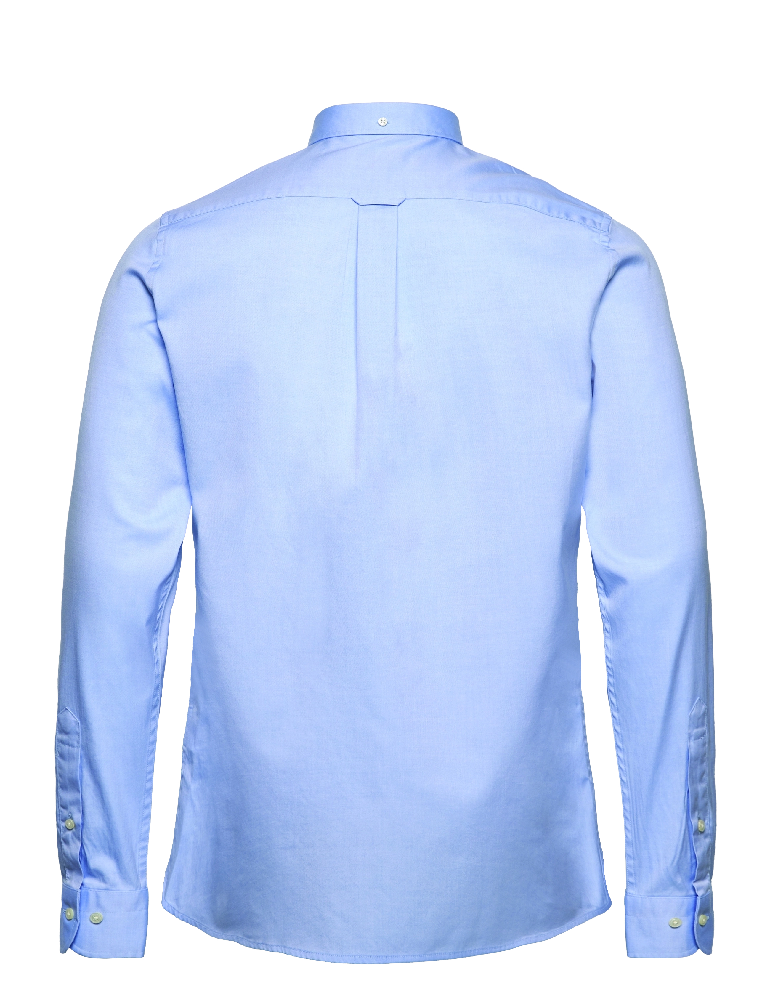 GANT - SLIM PINPOINT OXFORD BD - capri blue - 1