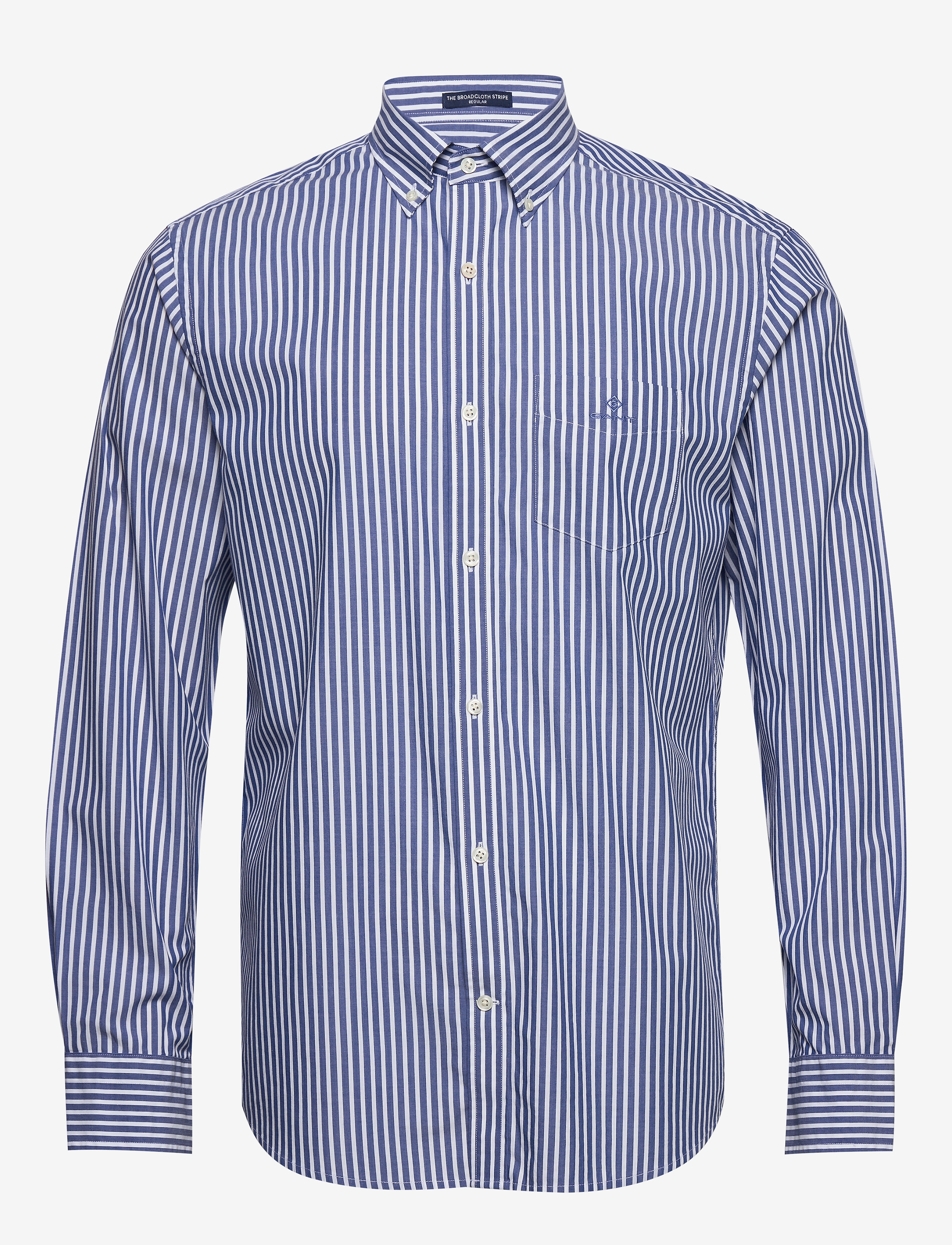 GANT - REG BROADCLOTH STRIPE BD - college blue - 0