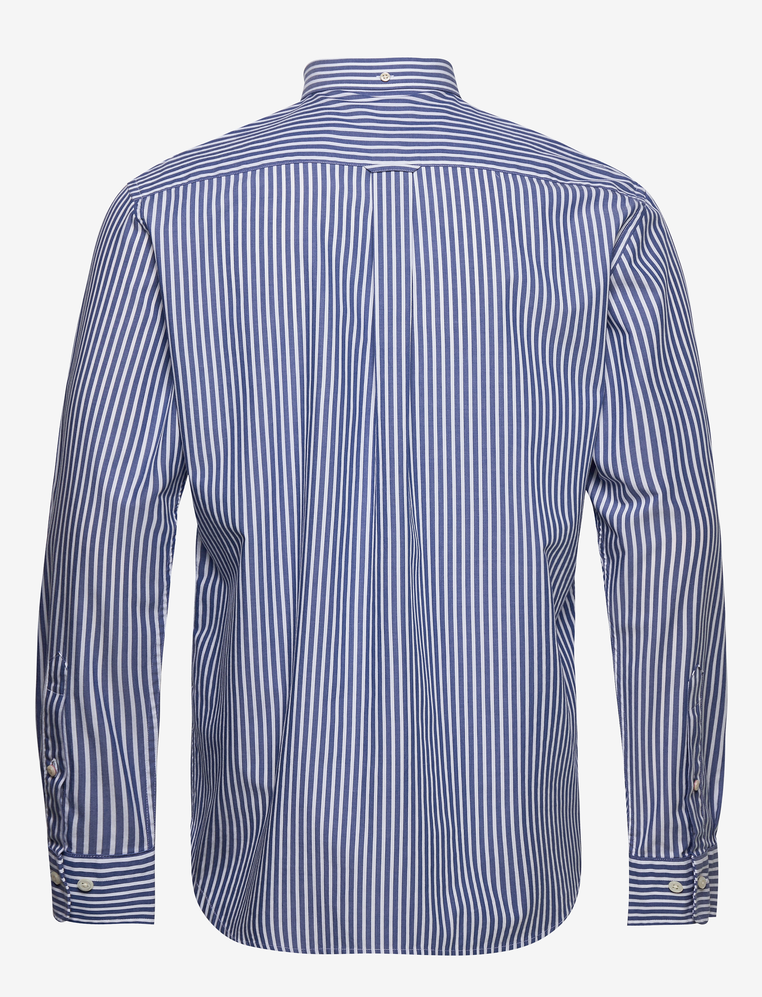 GANT - REG BROADCLOTH STRIPE BD - college blue - 1