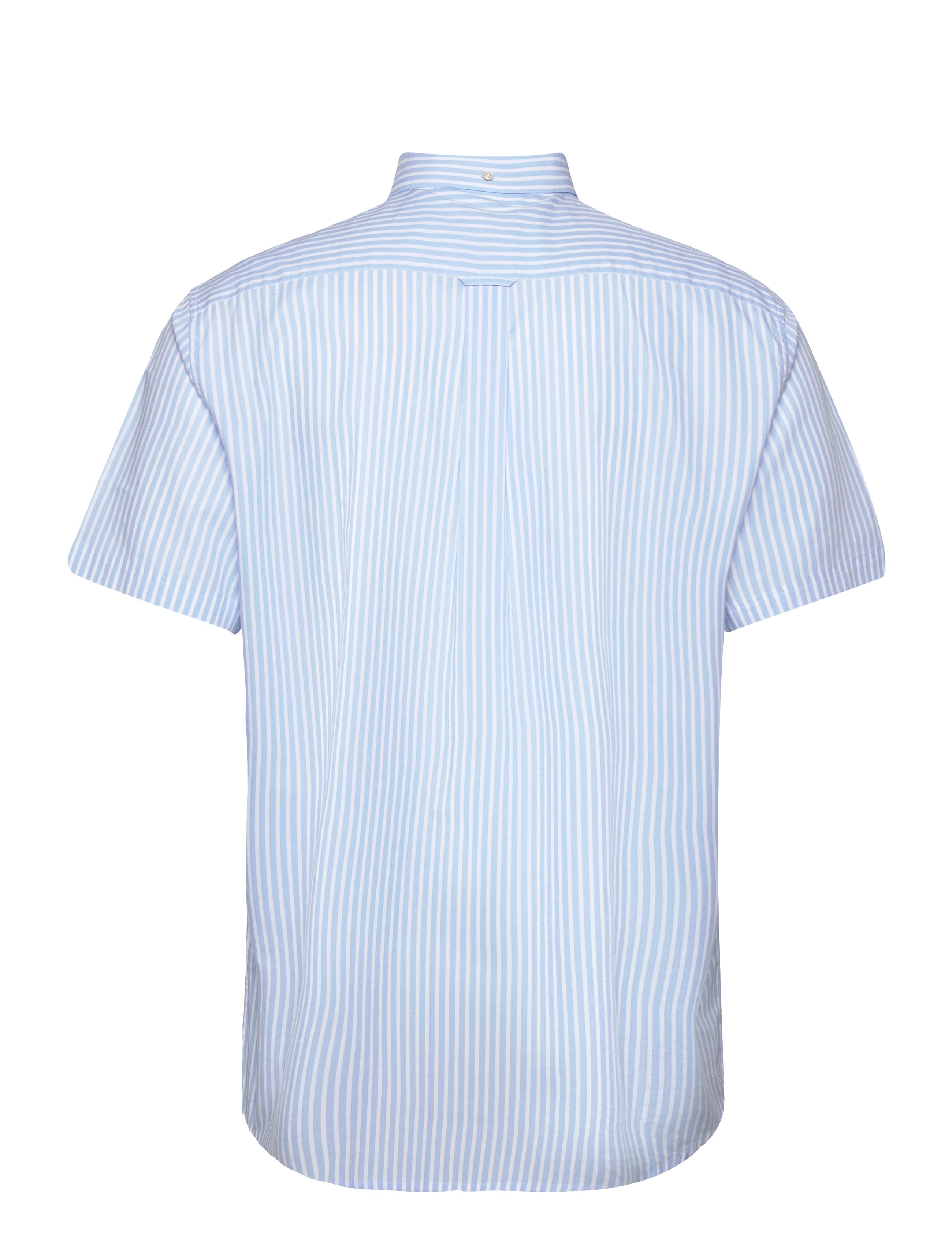 GANT - REG BROADCLOTH STRIPE BD SS - capri blue - 1