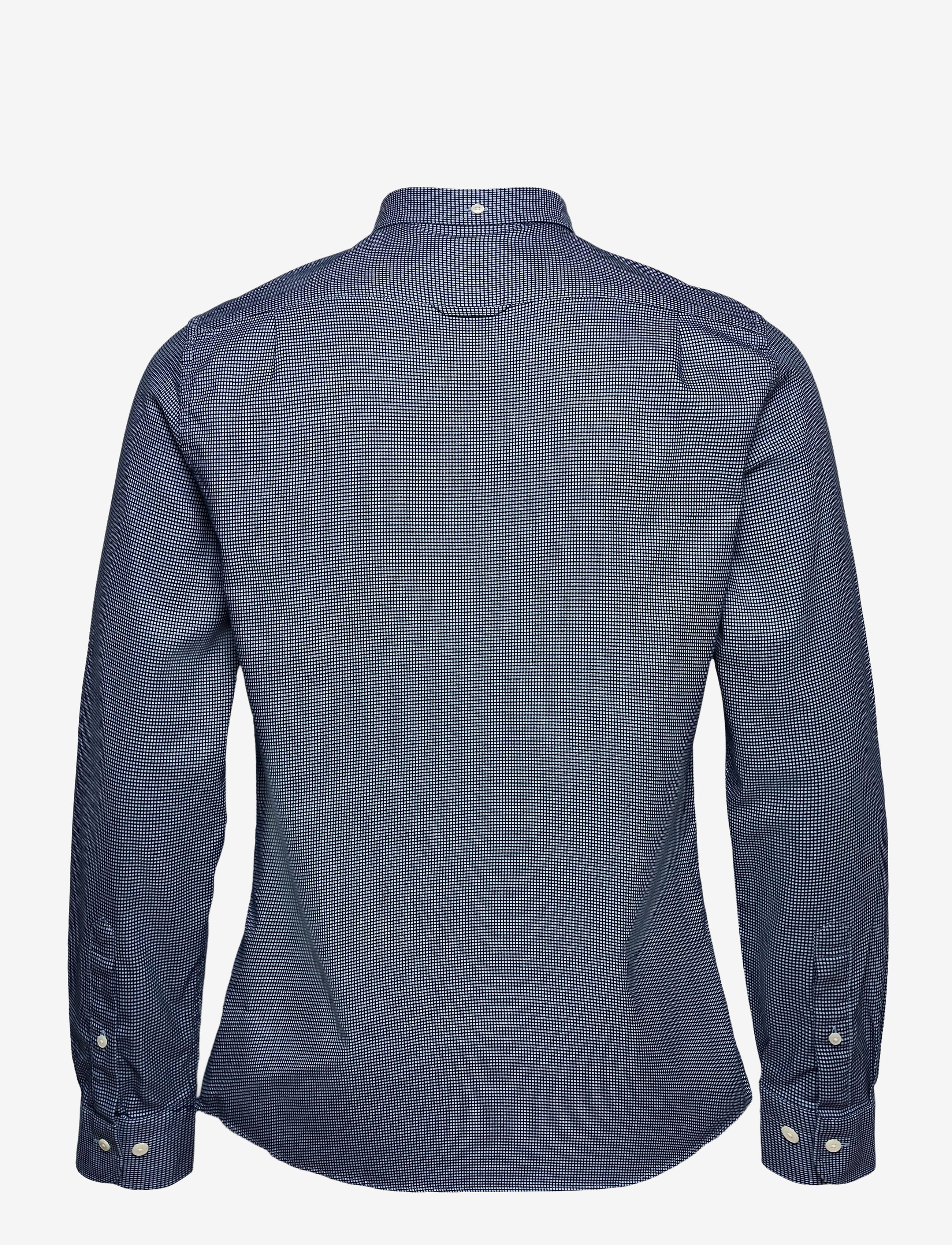 GANT - D1. MELANGE DOBBY SLIM BD - capri blue - 1