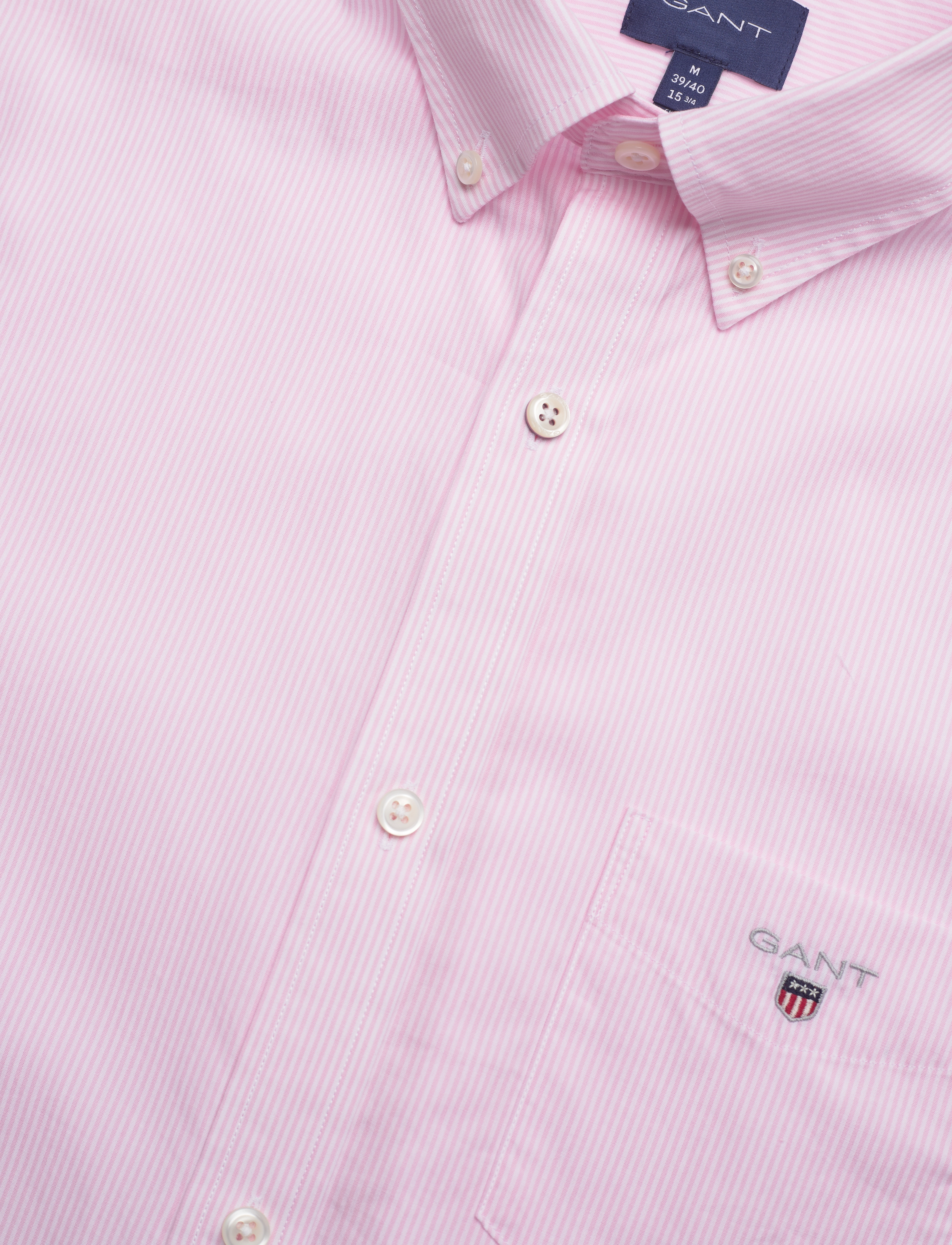 GANT - REG BROADCLOTH BANKER BD SS - california pink - 3