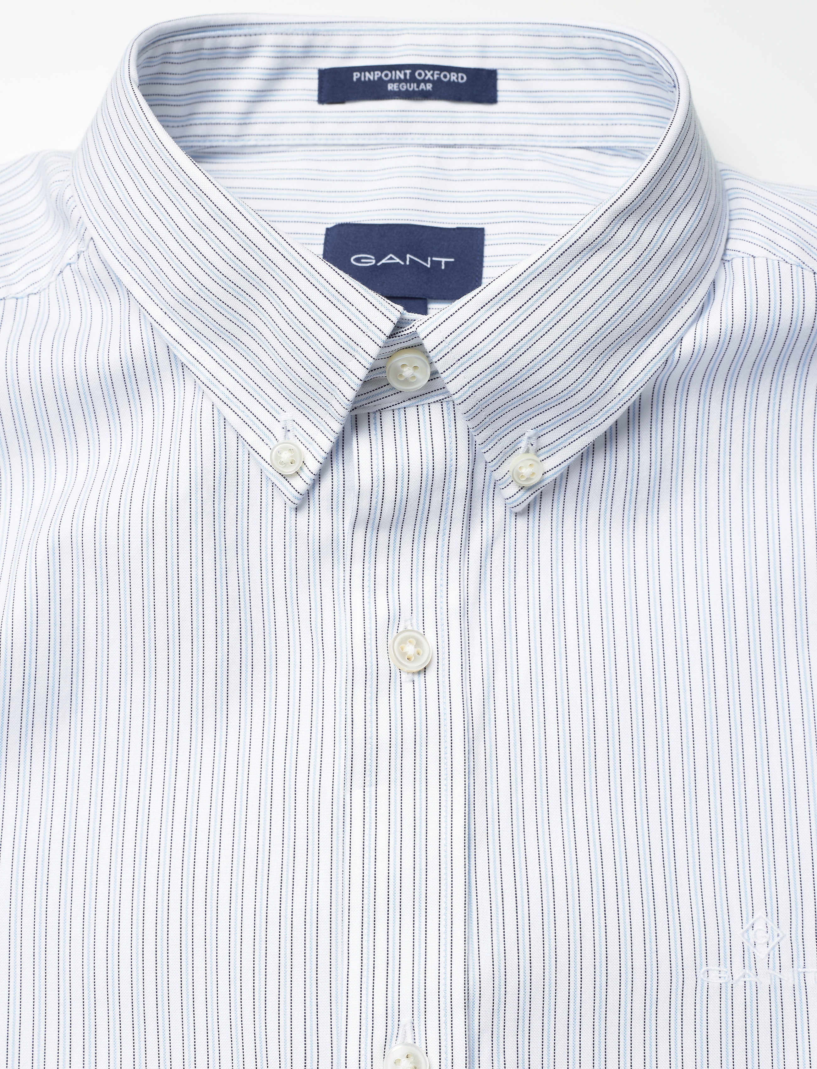 GANT - D1. PPO STRIPE REG BD - white - 2
