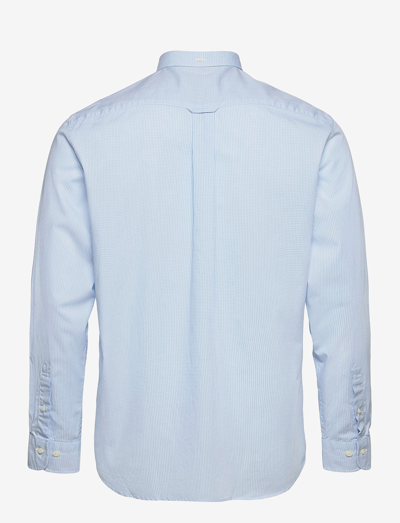 GANT - D1. BC GINGHAM CONTRAST REG BD - capri blue - 1