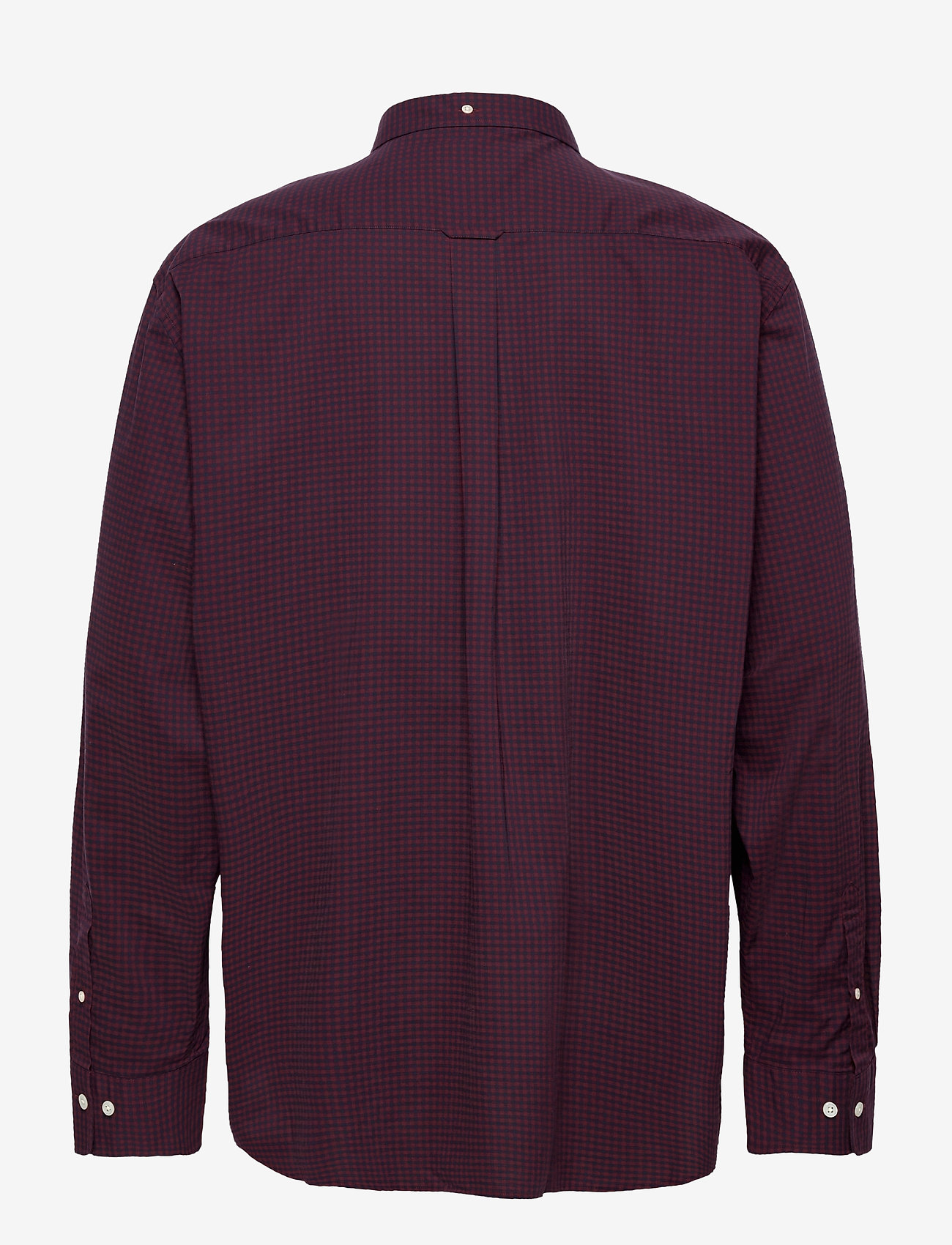 GANT - D1. REG BC 2 COL GINGHAM BD - port red - 1