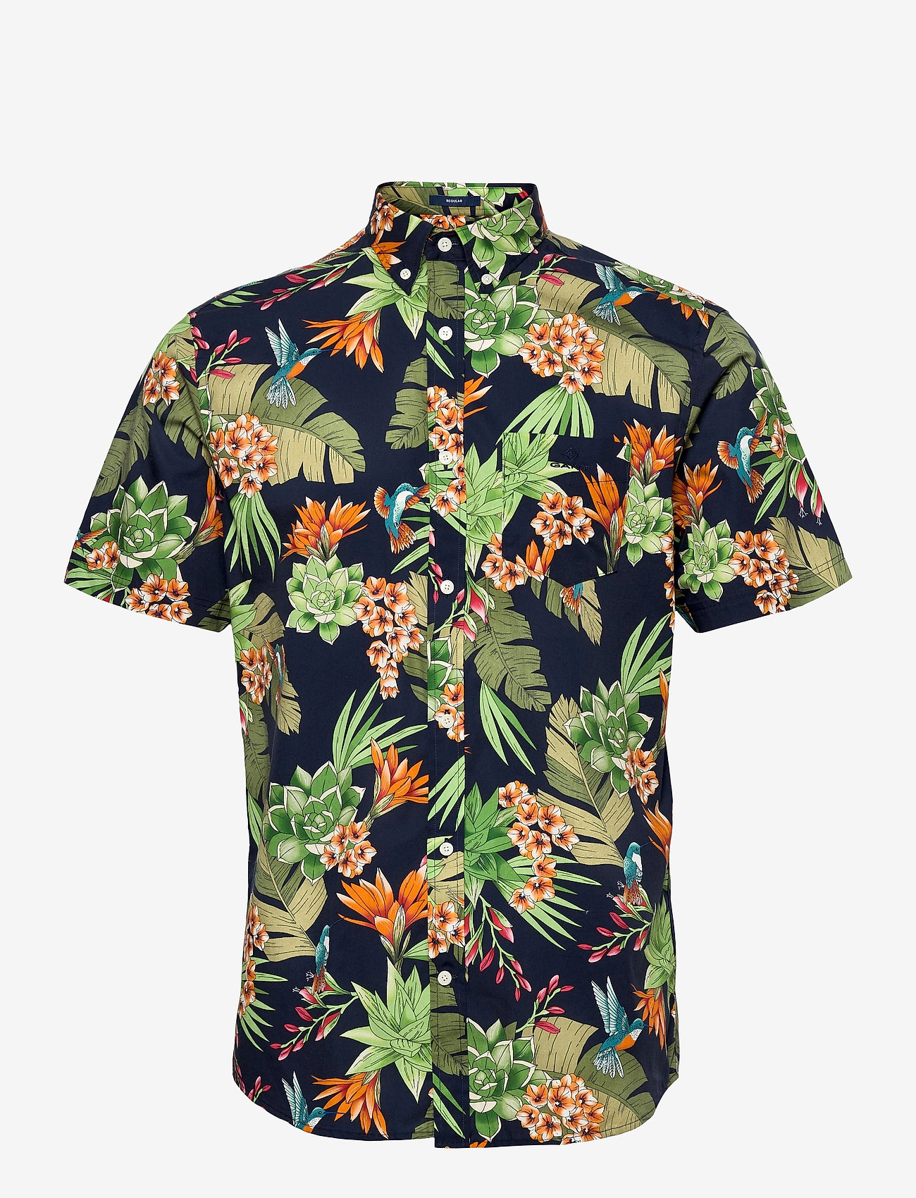 GANT - D2. REG HUMMING GARDEN BD SS - evening blue - 0