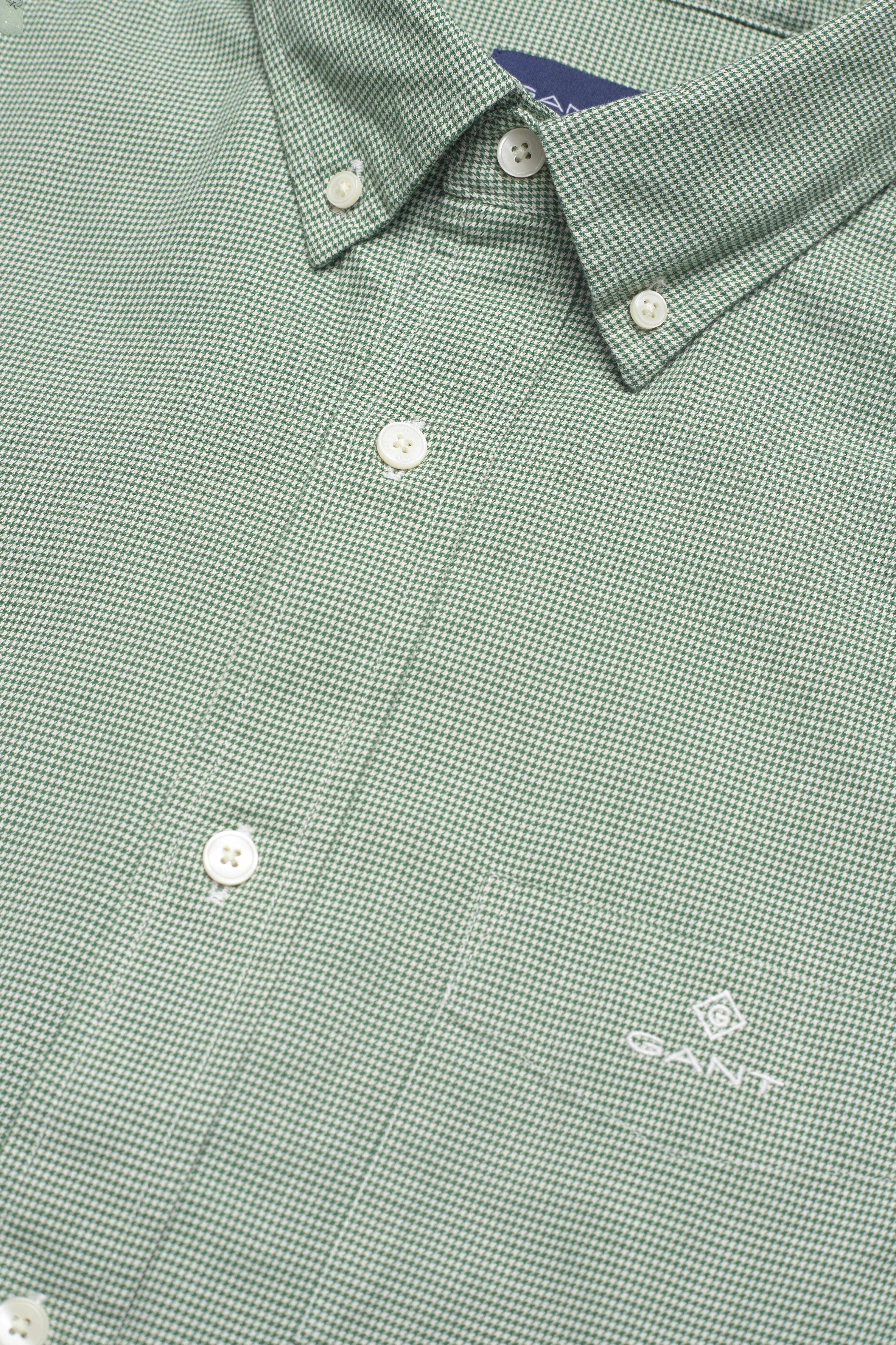 GANT - D2. REG BI COLORED PUPPY TOOTH BD - forest green - 3