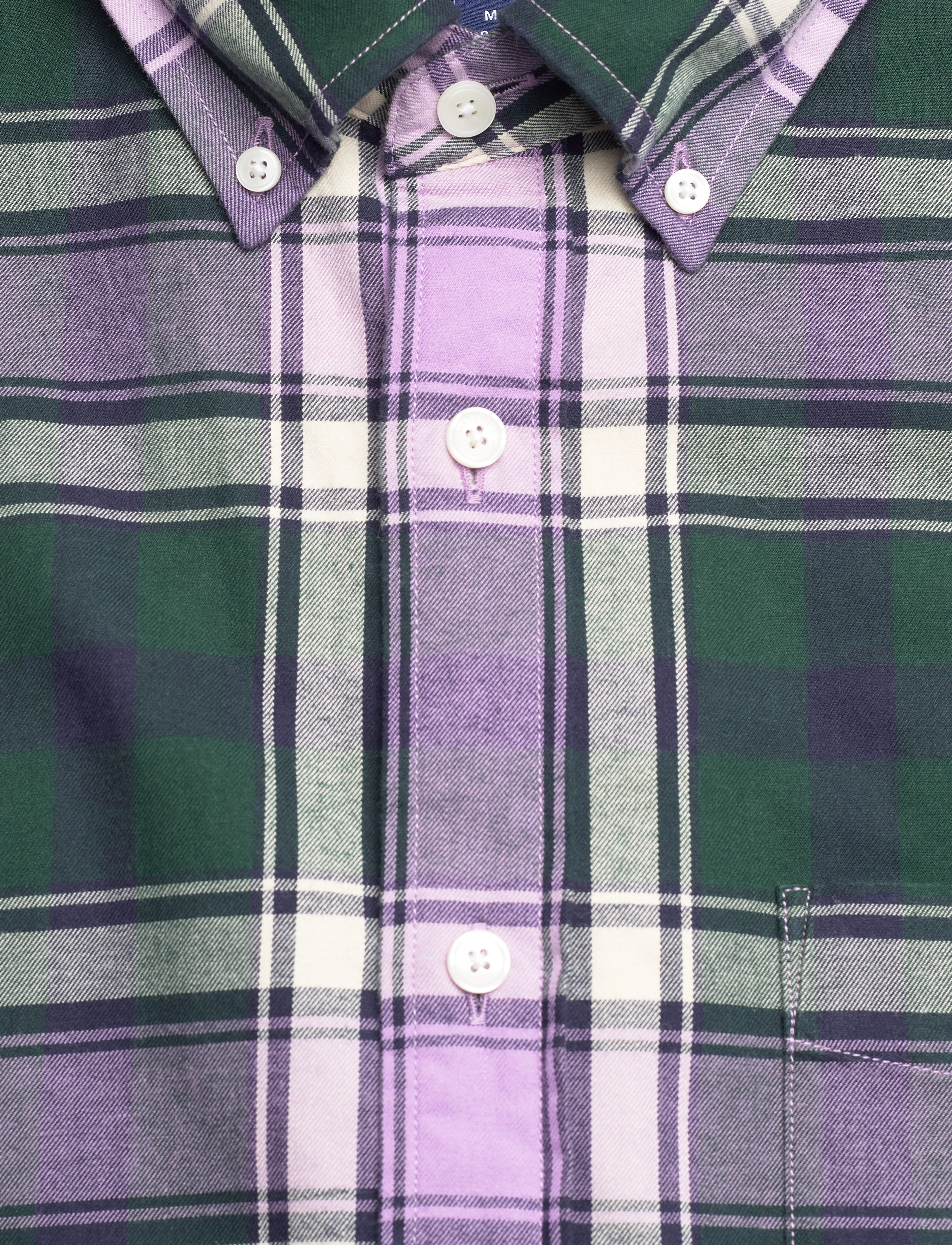 GANT - D2. OS TWILL CHECK BD - orchid lilac - 2