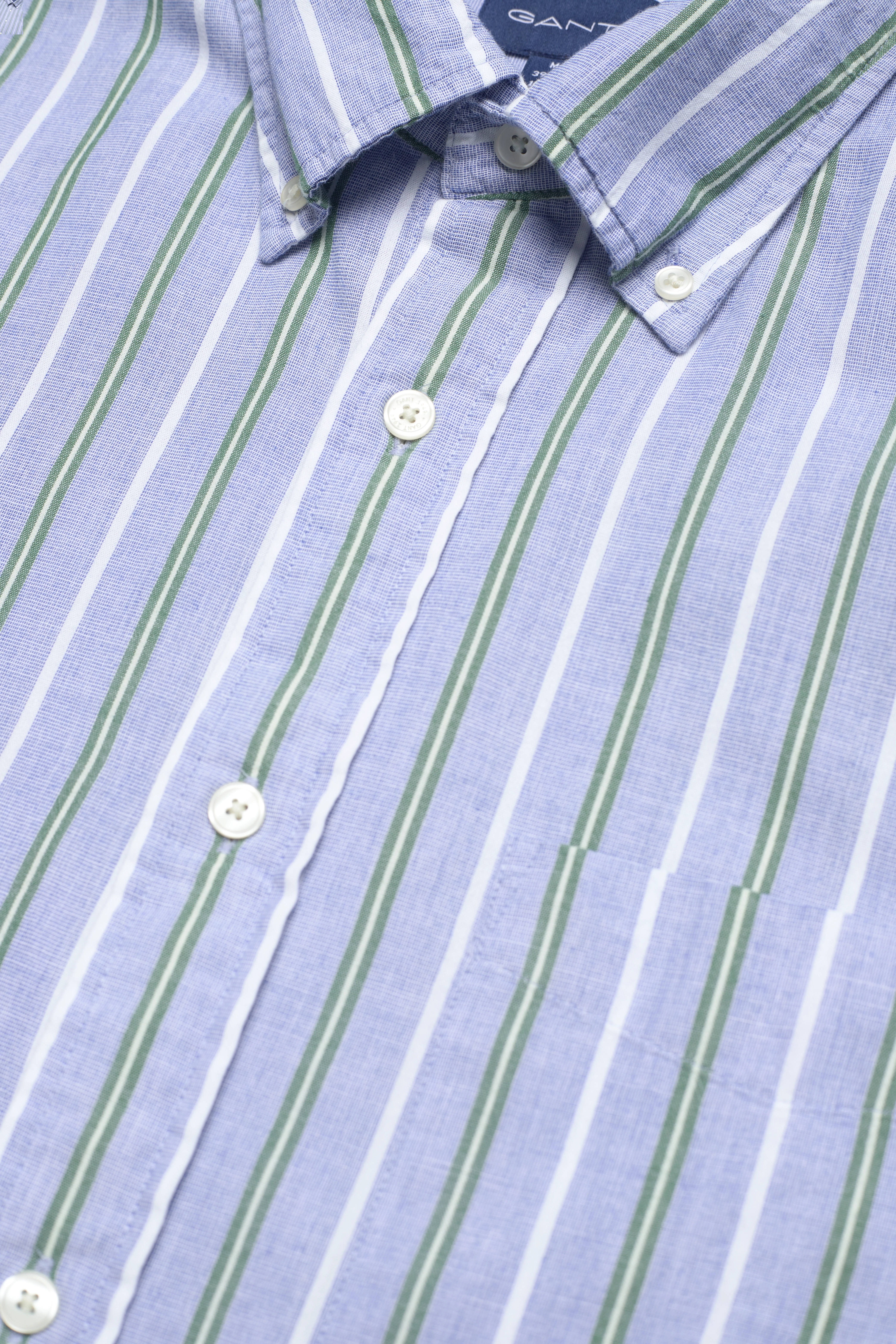 GANT - D2. REL FIL A FIL SHIRT BD - college blue - 3