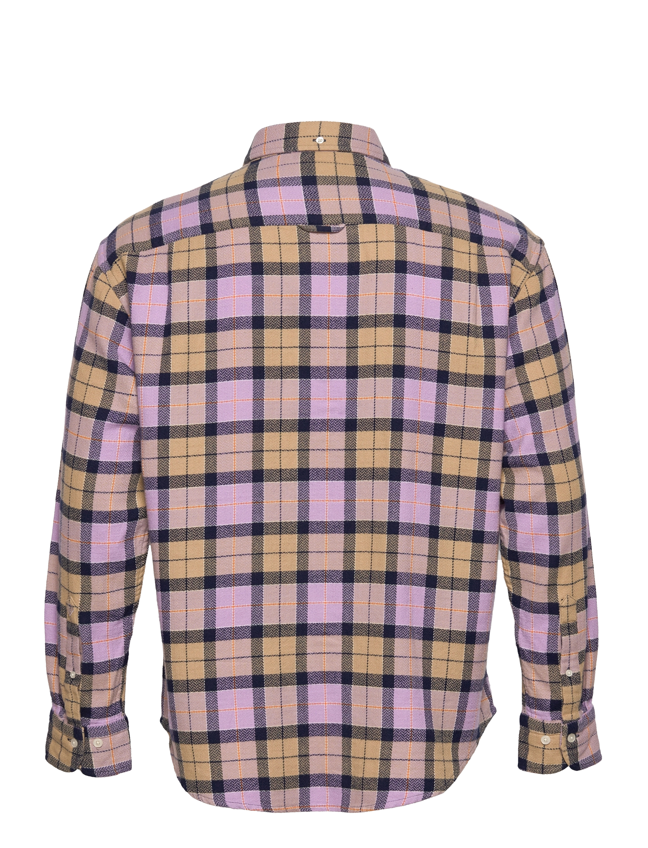 GANT - D2. REL TEXTURE CHECK SHIRT BD - orchid lilac - 1