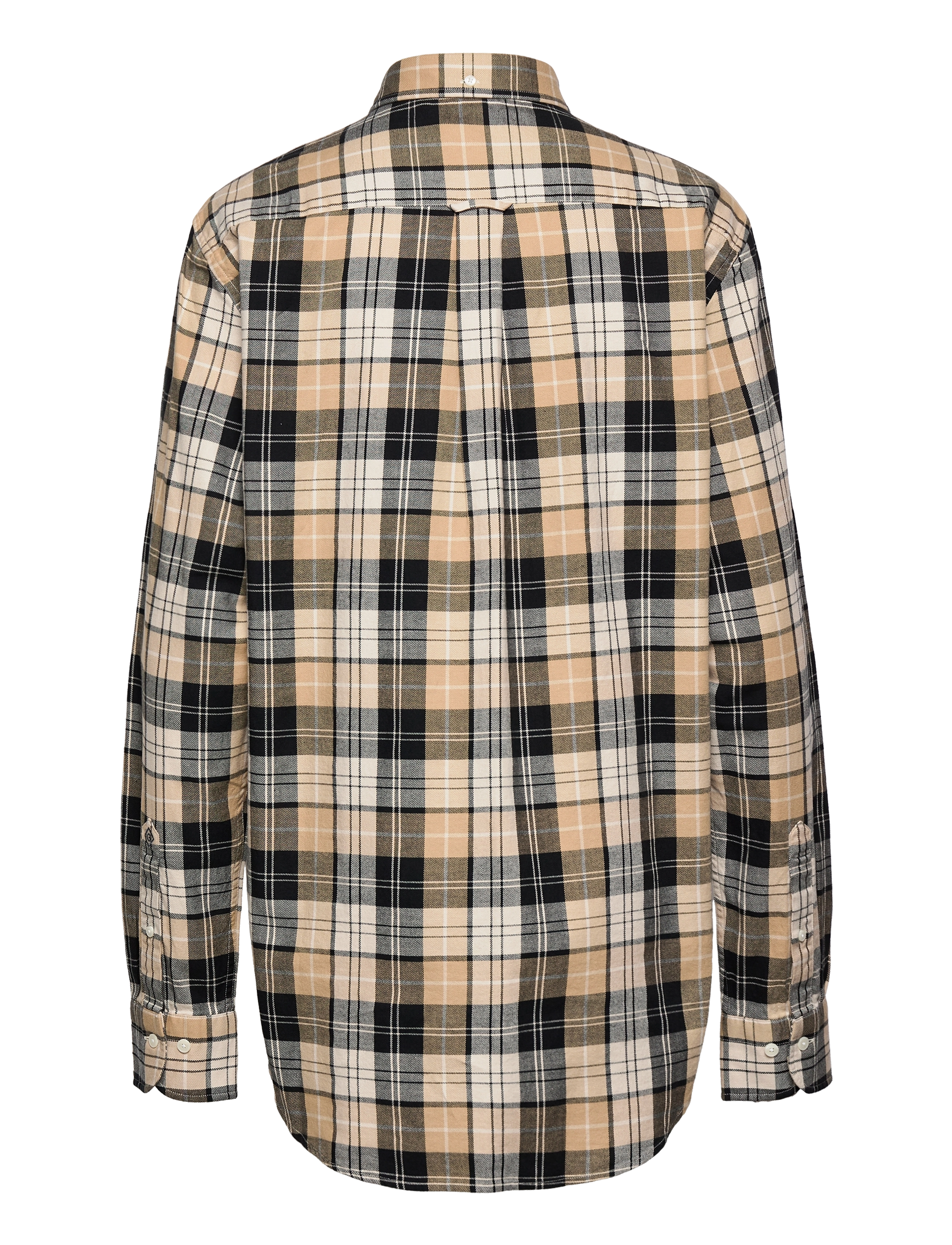 GANT - D2. REG HEAVY WASHED CHECK BD - hazelwood beige - 1
