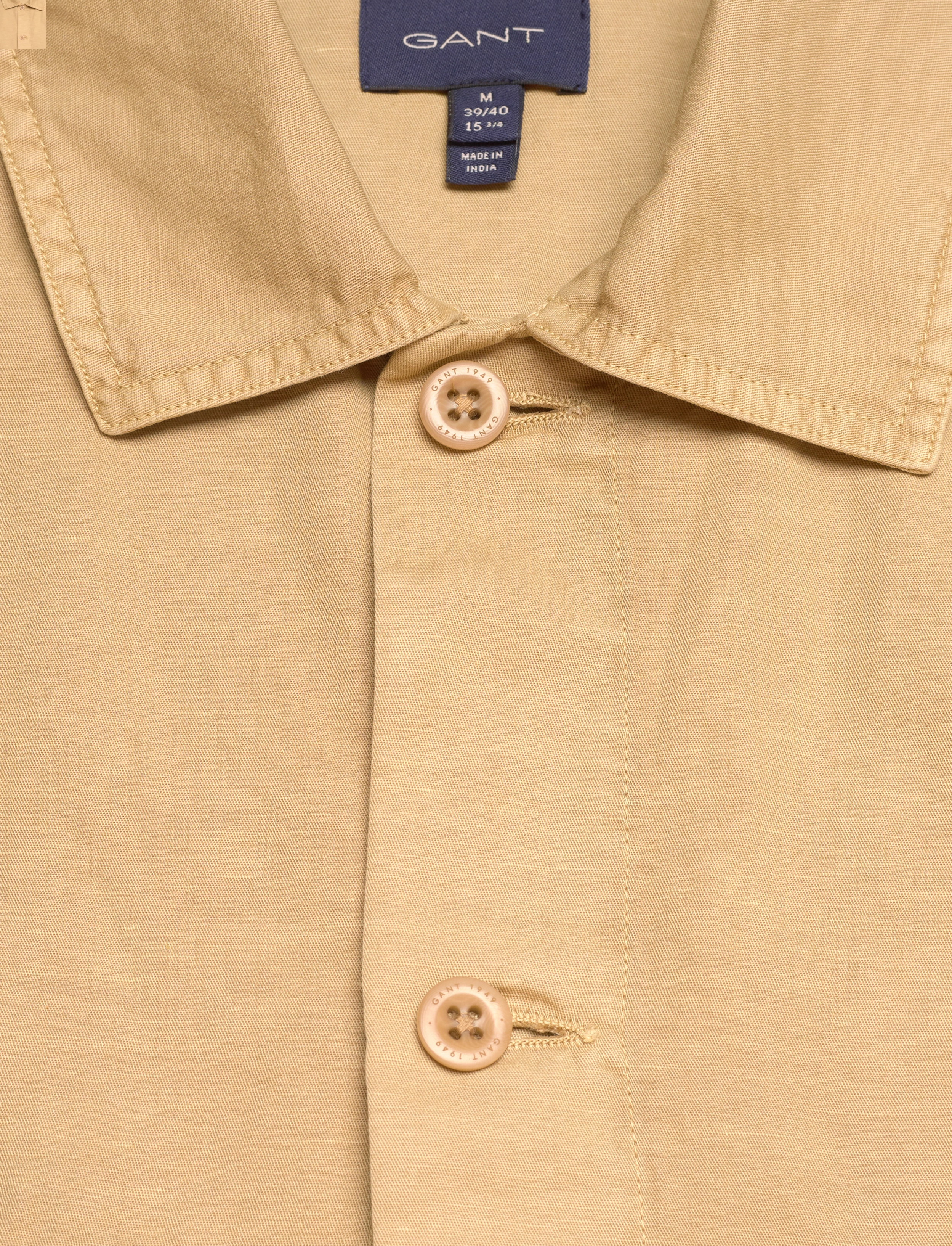 GANT - D2. GMNT DYED OVERSHIRT - hazelwood beige - 3