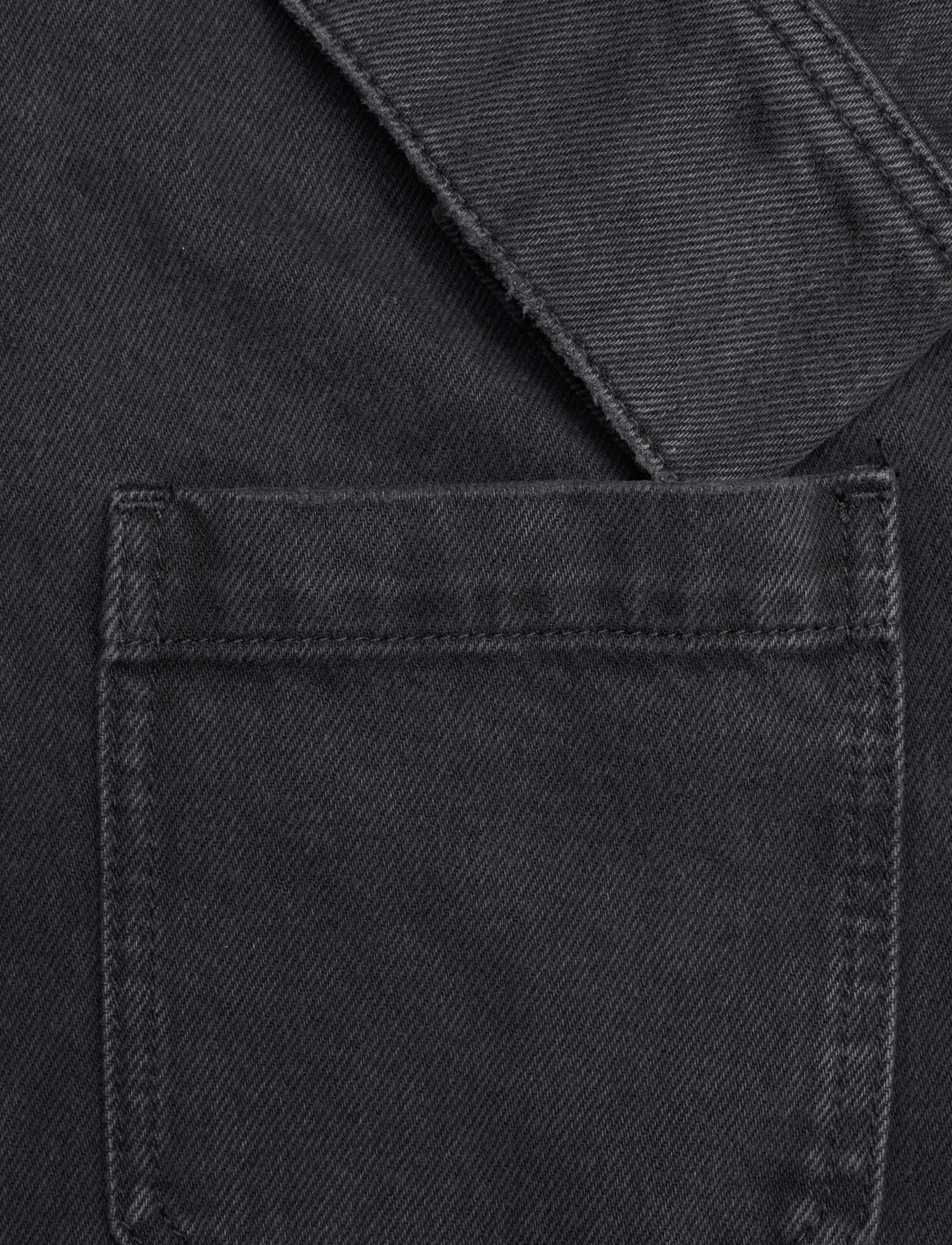 GANT - D1. DENIM OVERSHIRT - black vintage - 3