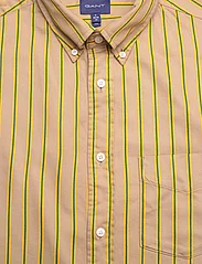 GANT - D1. REL DOBBY STRIPE SHIRT - casual skjorter - dark khaki - 2