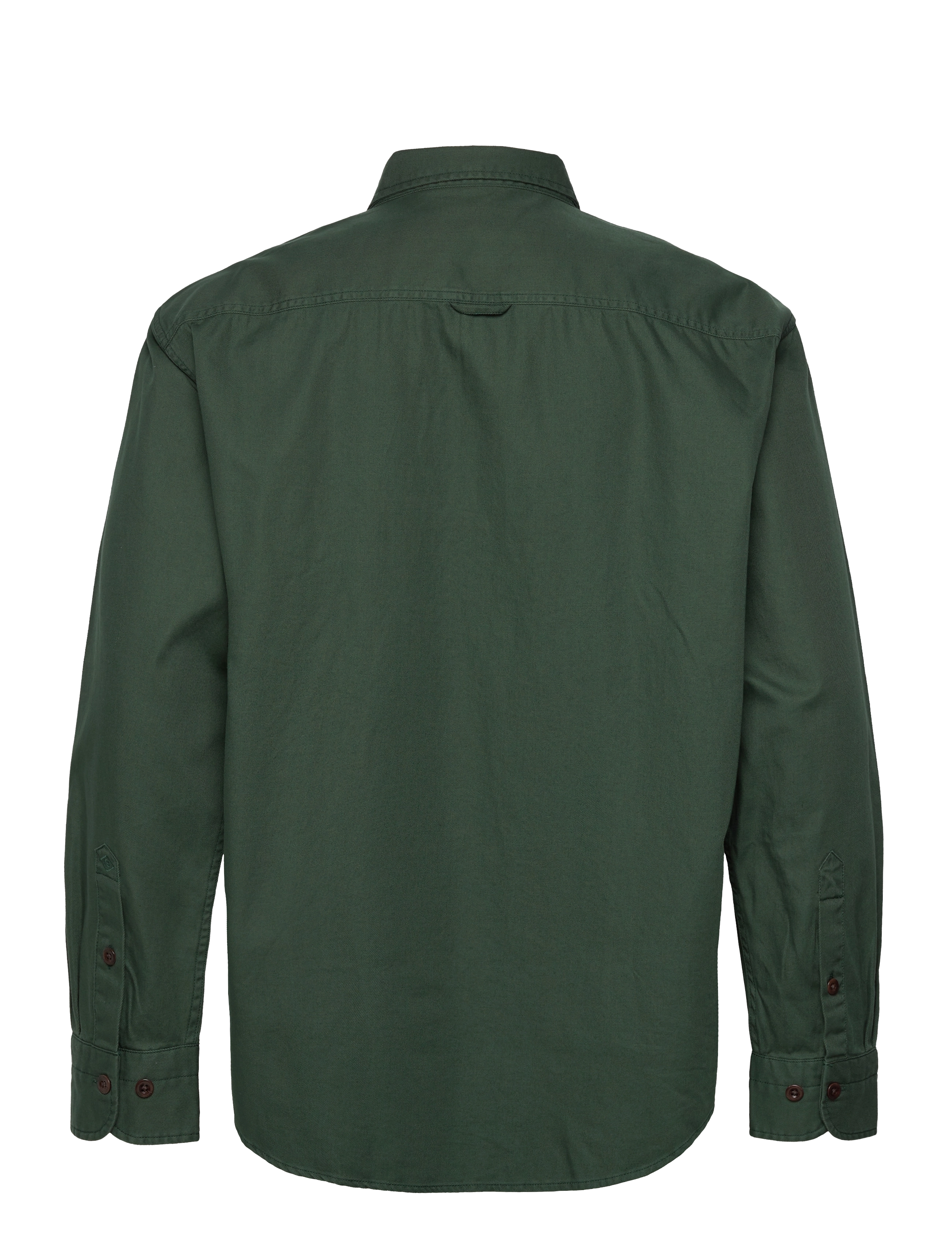 GANT - D1. REL TWILL PATCH POCKET SHIRT - storm green - 1