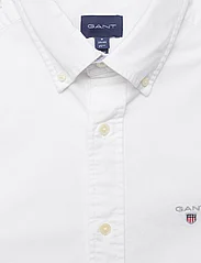 GANT - D1. SLIM OXFORD STRETCH SHIRT - oxford shirts - white - 2