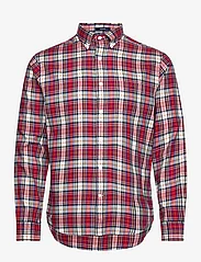 GANT - D1. REG UT TARTAN CHECK SHIRT - checkered shirts - dusty rose - 0