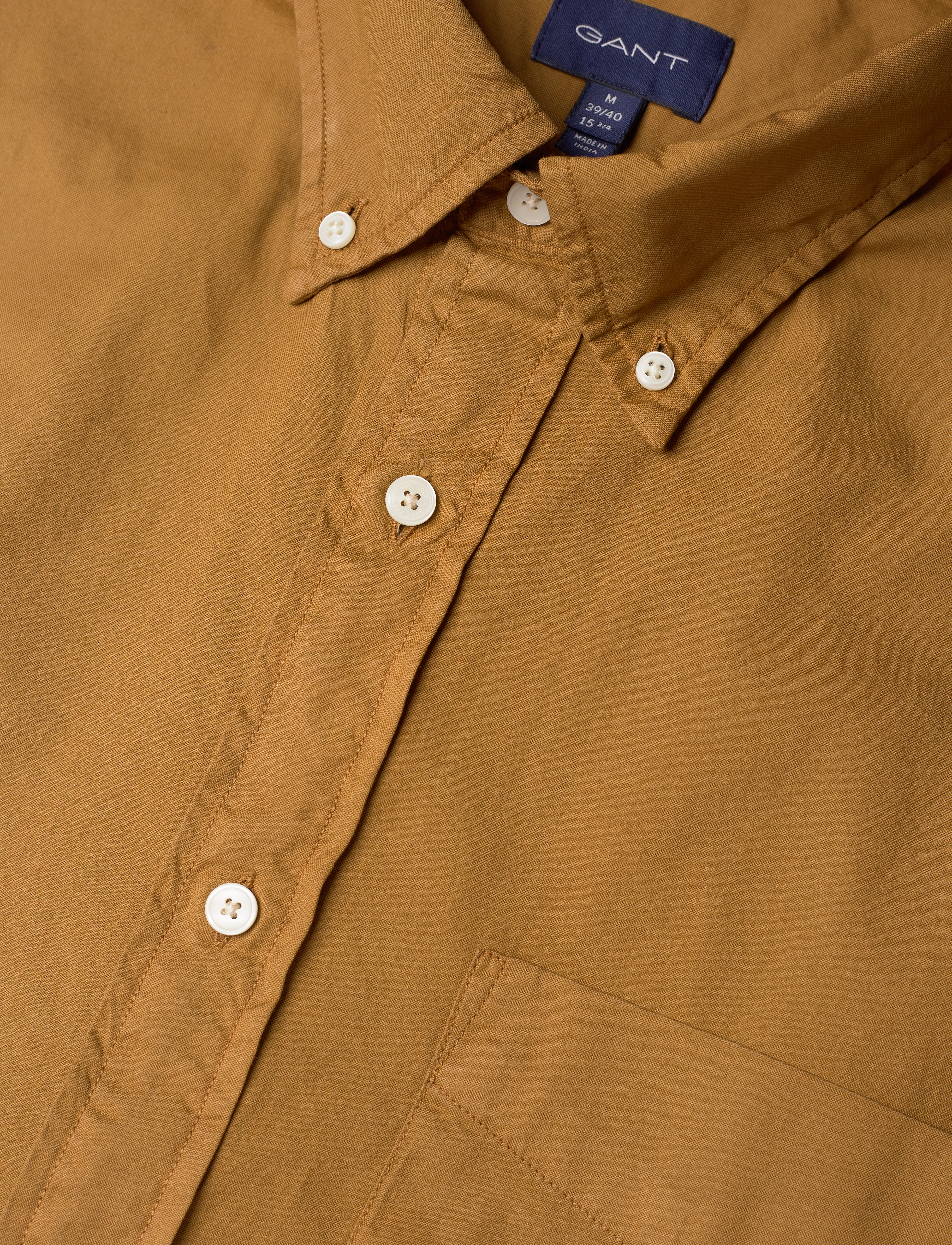 GANT - D1. REL GMNT DYED OXFORD SHIRT - suede brown - 2