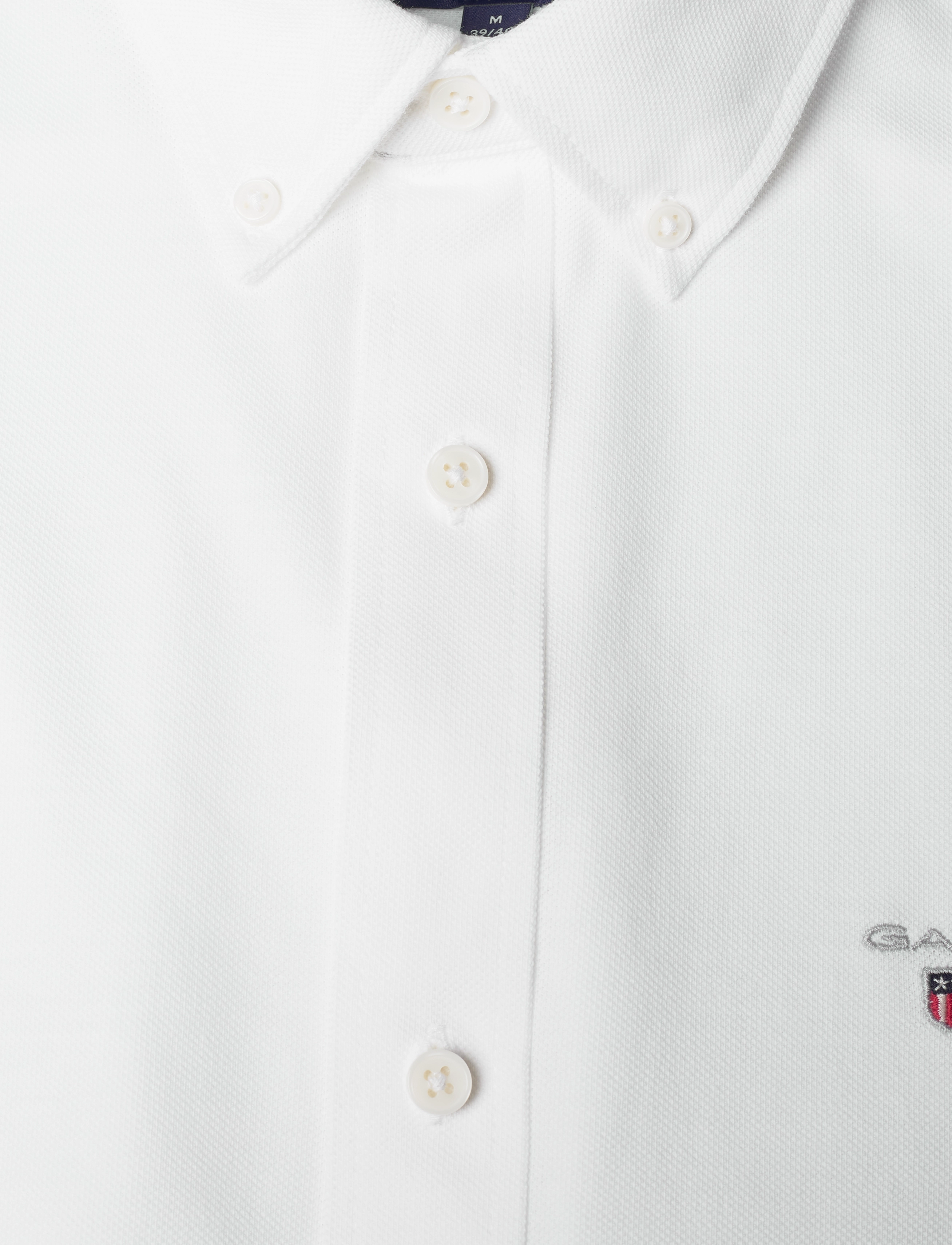GANT - REG JERSEY PIQUE SHIRT - white - 2