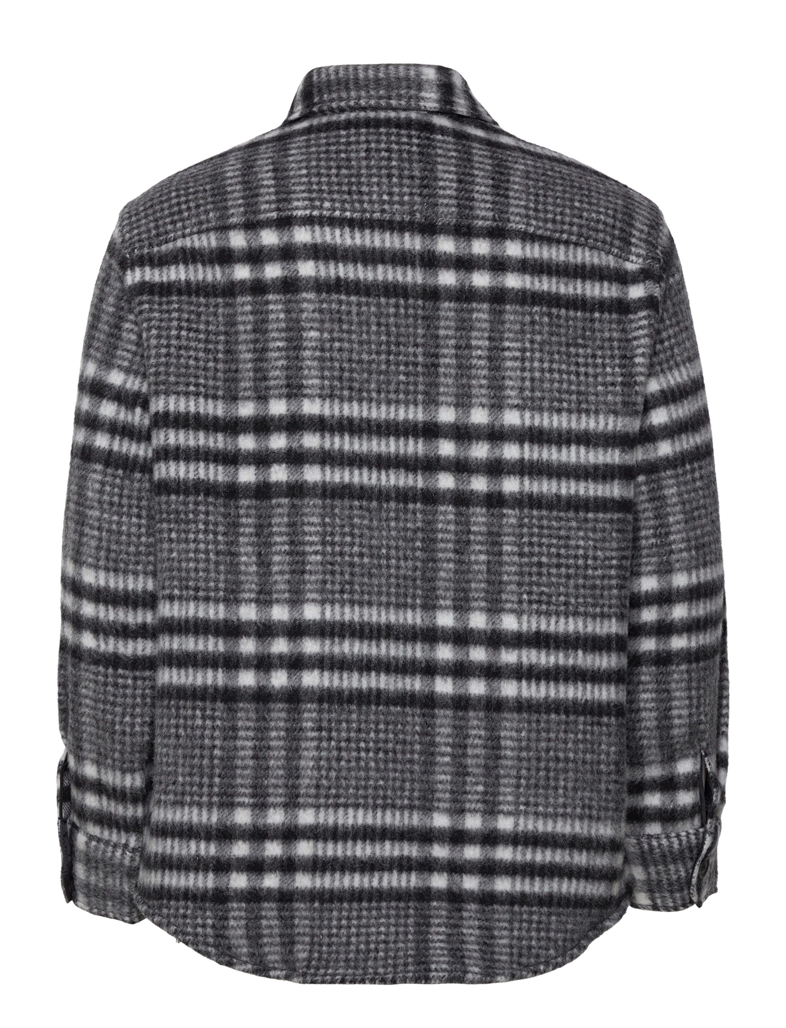 GANT - D1. HOUNDSTOOTH OVERSHIRT - black - 1