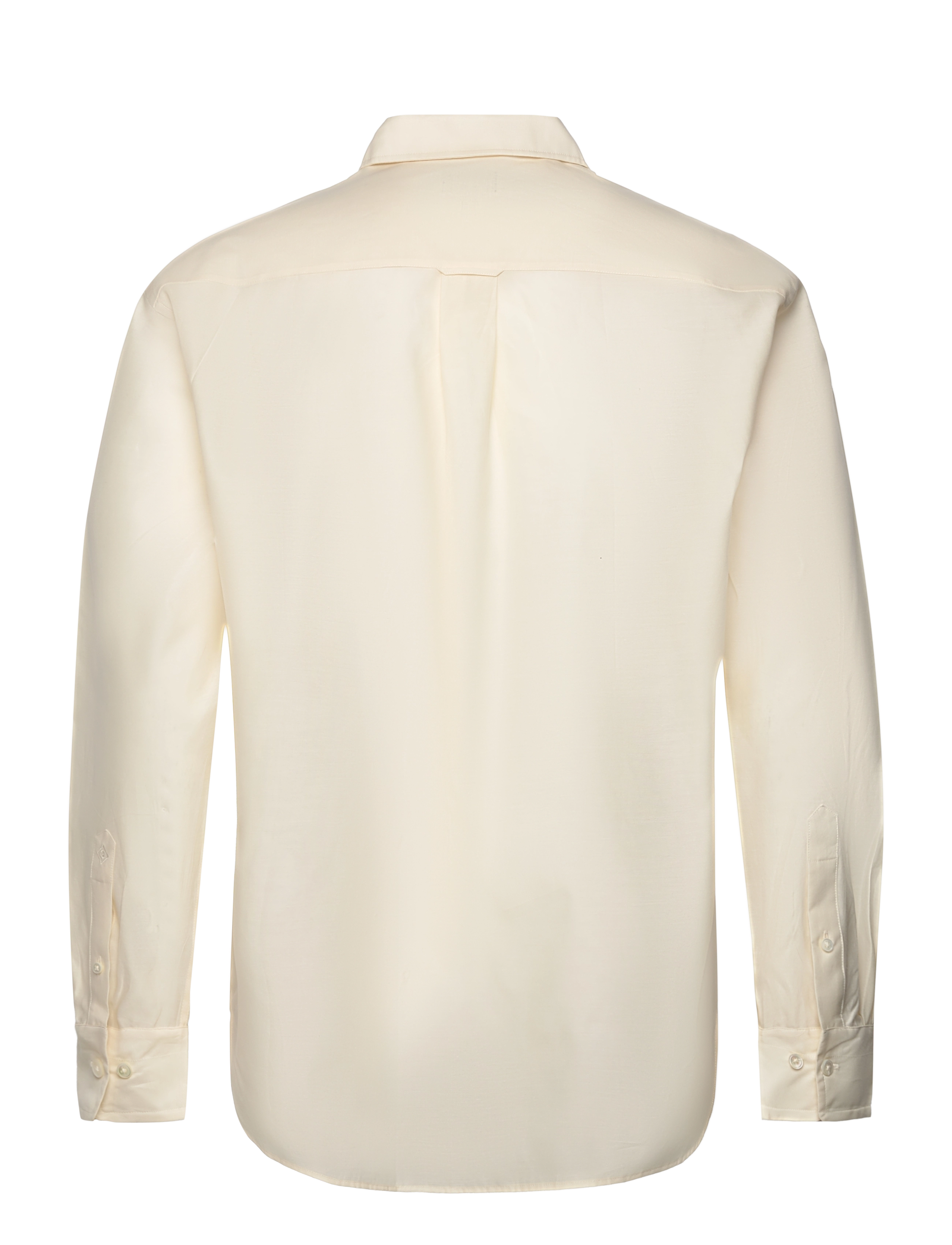 GANT - D1. REL COTTON SILK SHIRT - cream - 1