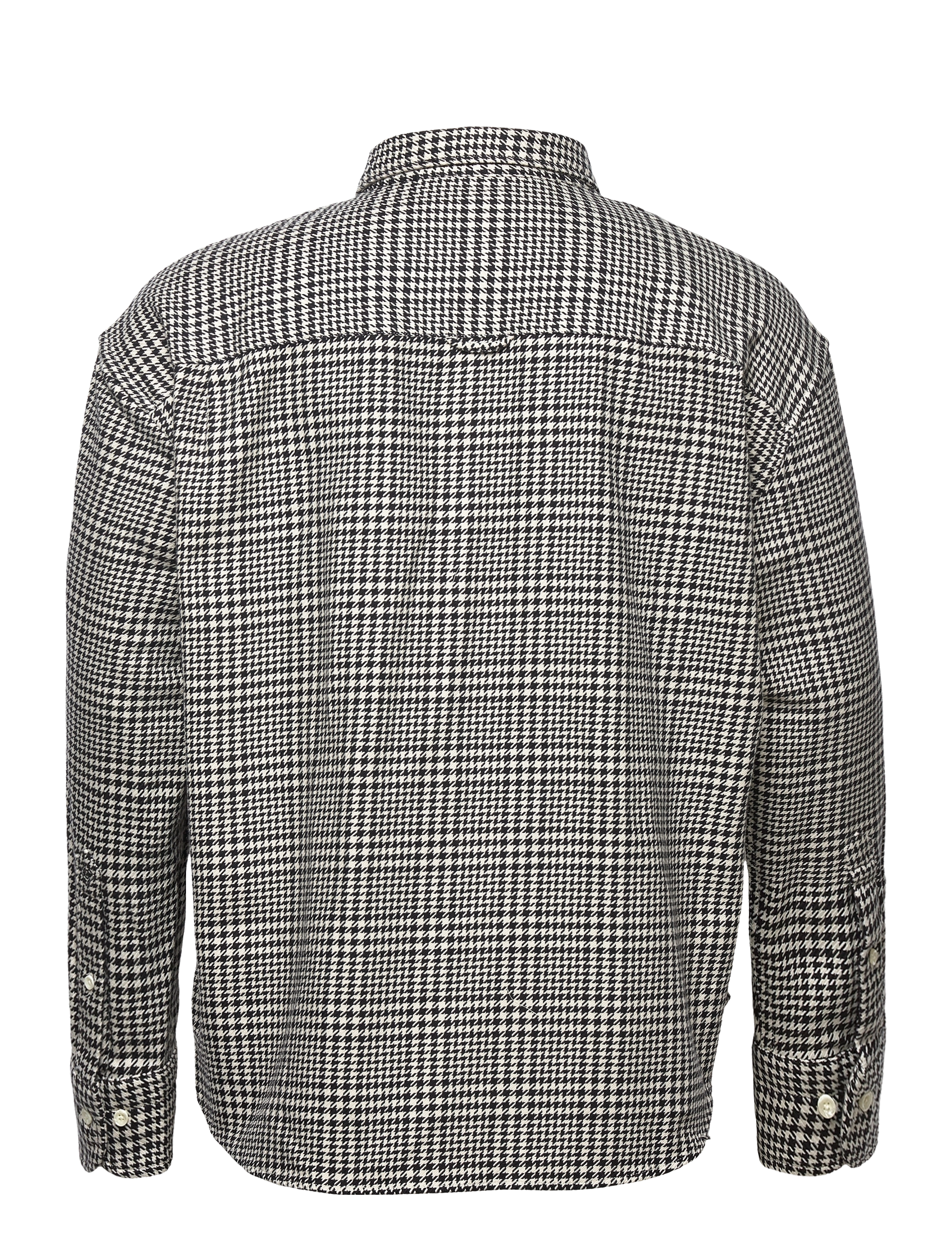 GANT - D1. OS COTTON HOUNDSTOOTH SHIRT - black - 1