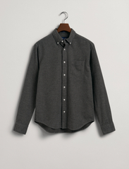 GANT - D1. REG UT HERRINGBONE SHIRT - basic skjorter - charcoal melange - 5