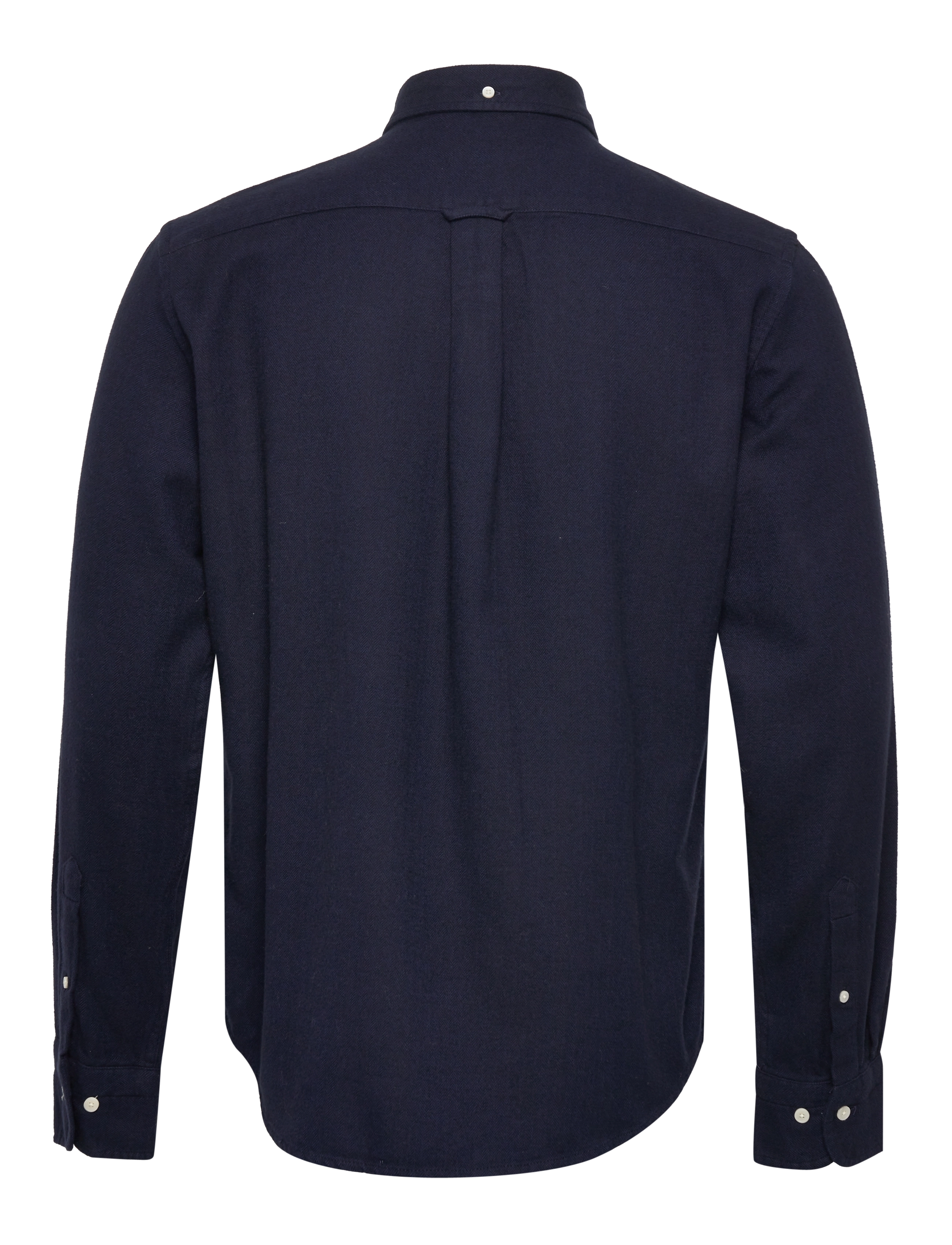 GANT - D1. REG UT HERRINGBONE SHIRT - evening blue - 1