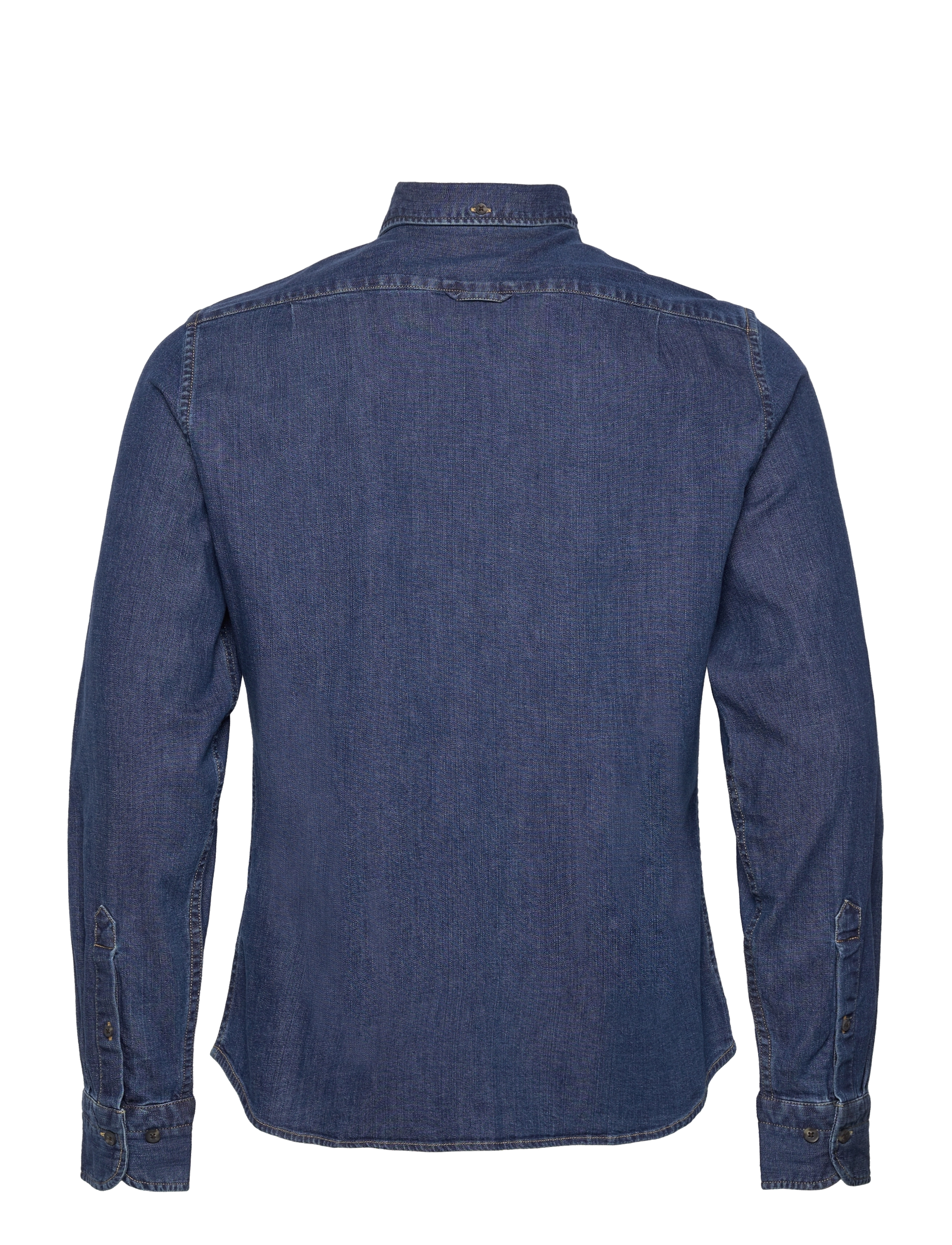 GANT - D1. SLIM DENIM SHIRT - dark indigo - 1