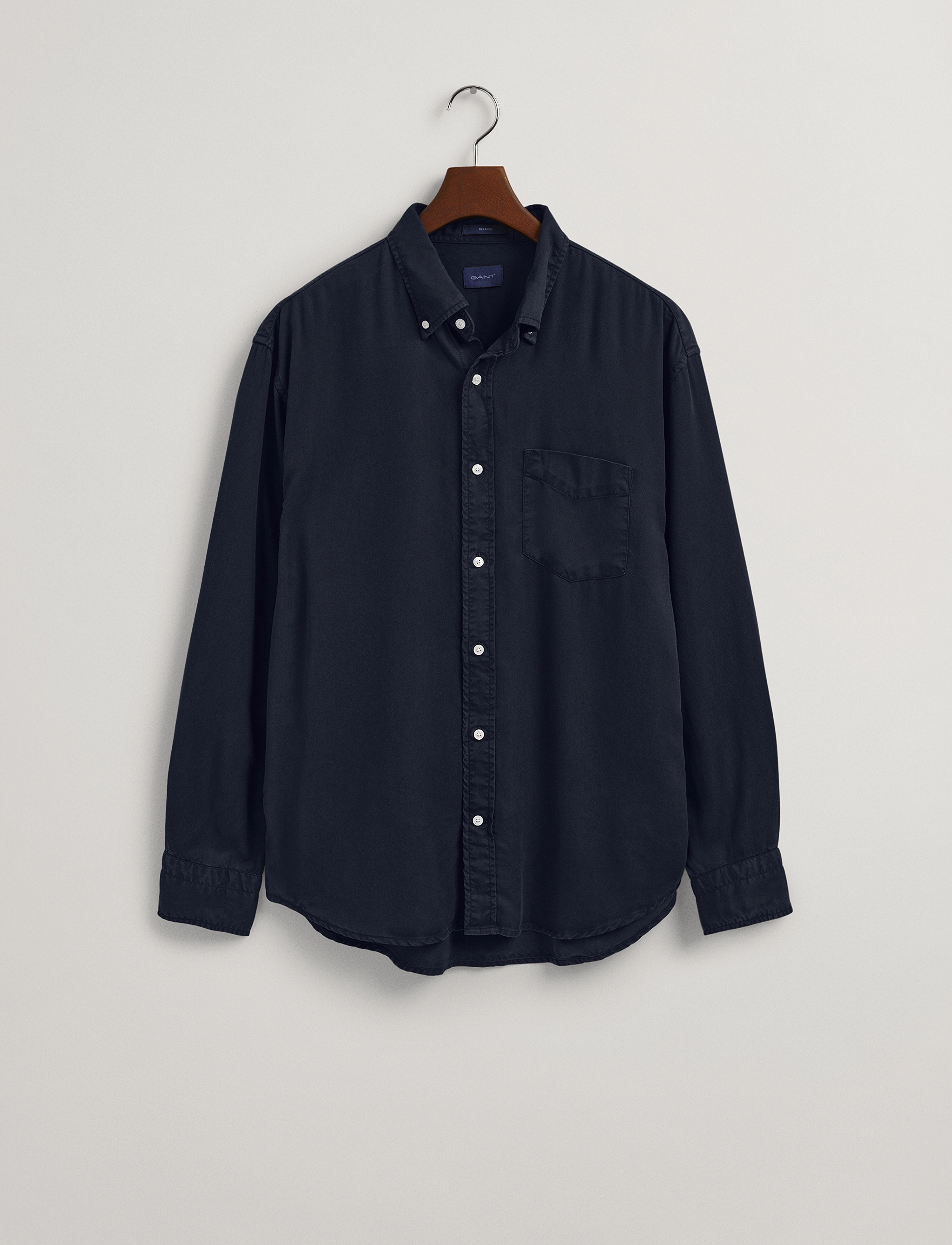 GANT - D1. REL GMNT DYED LYOCELL - evening blue - 4