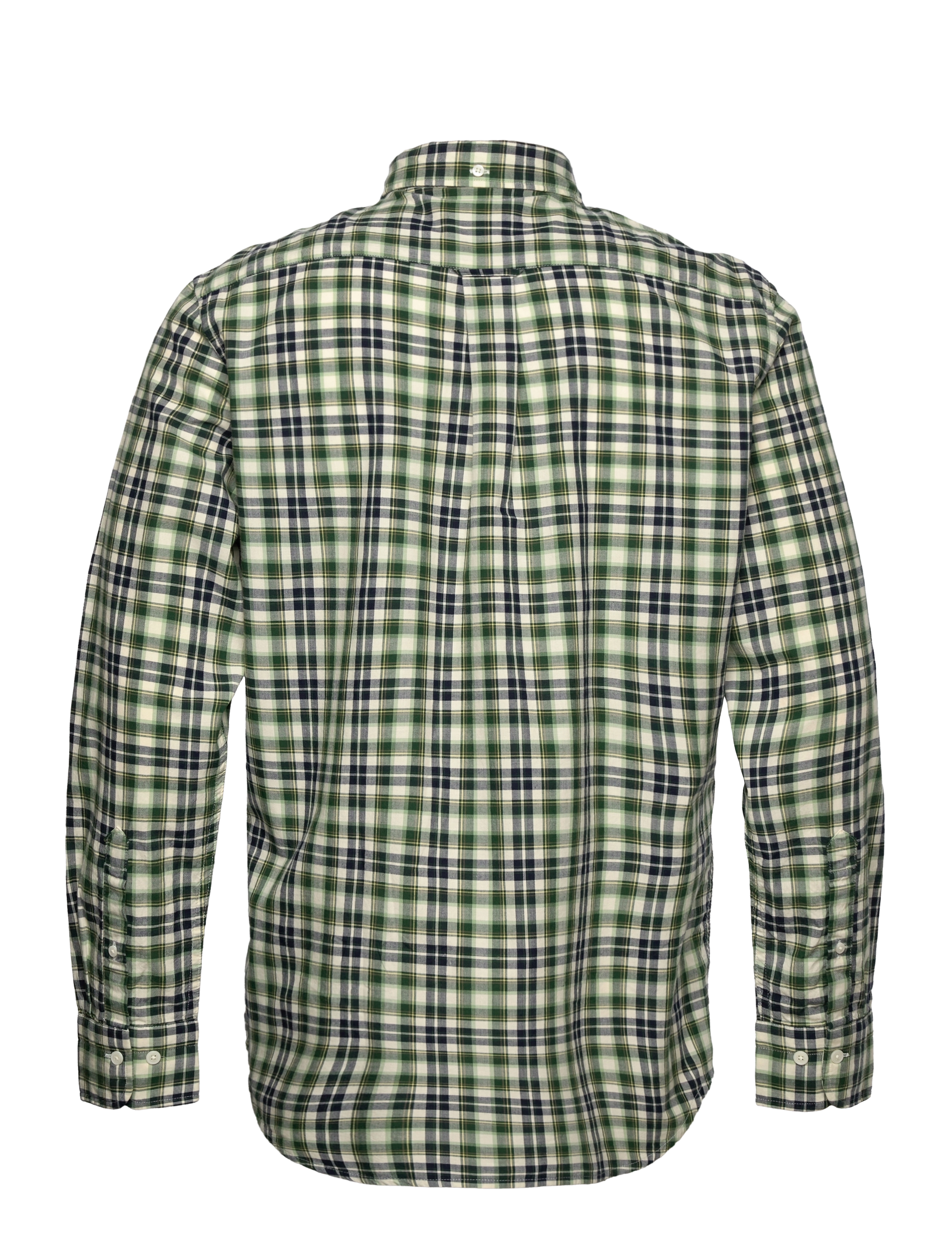GANT - D1. REG BROADCLOTH TARTAN SHIRT - forest green - 1