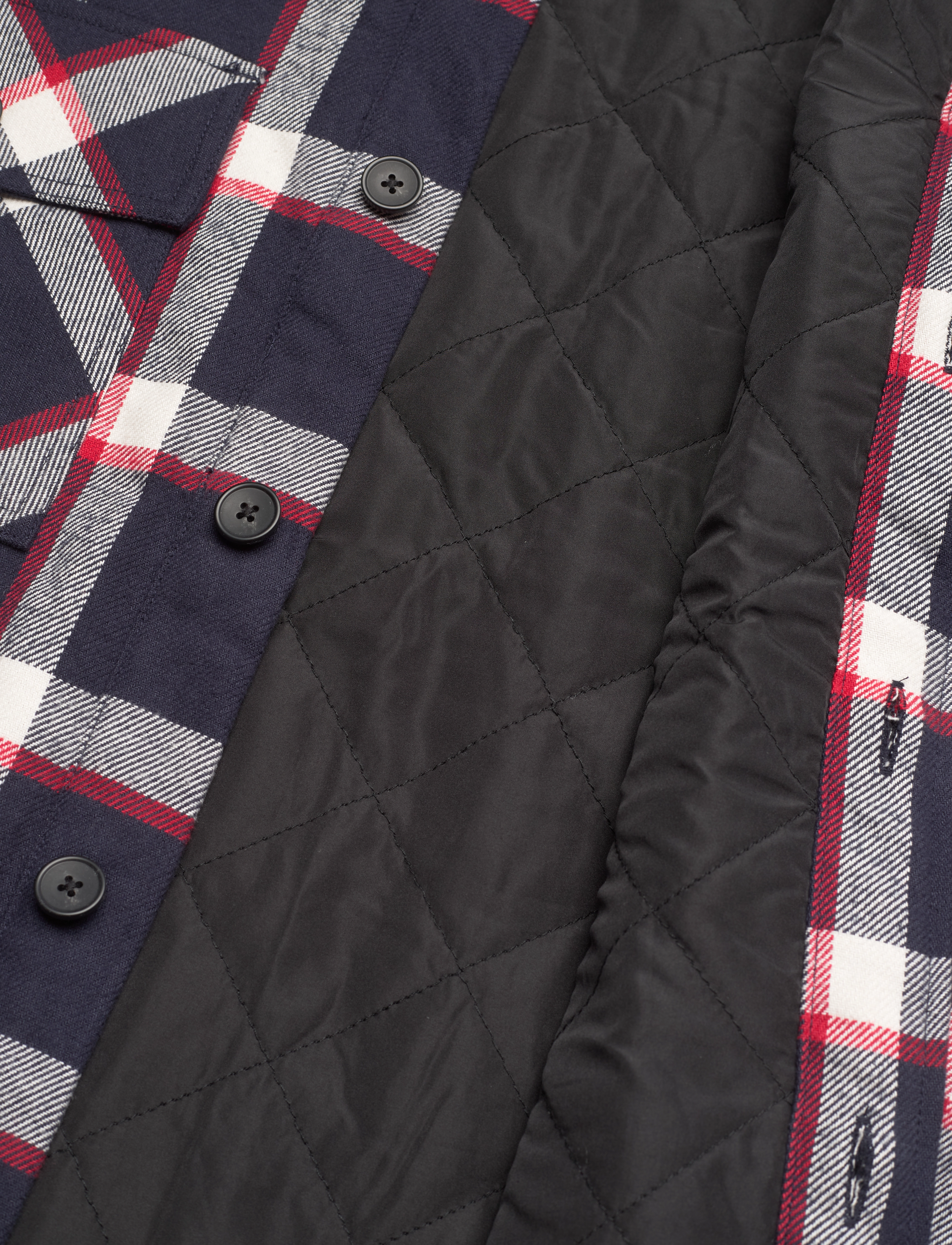 GANT - D2. FLANNEL CHECK OVERSHIRT - evening blue - 3