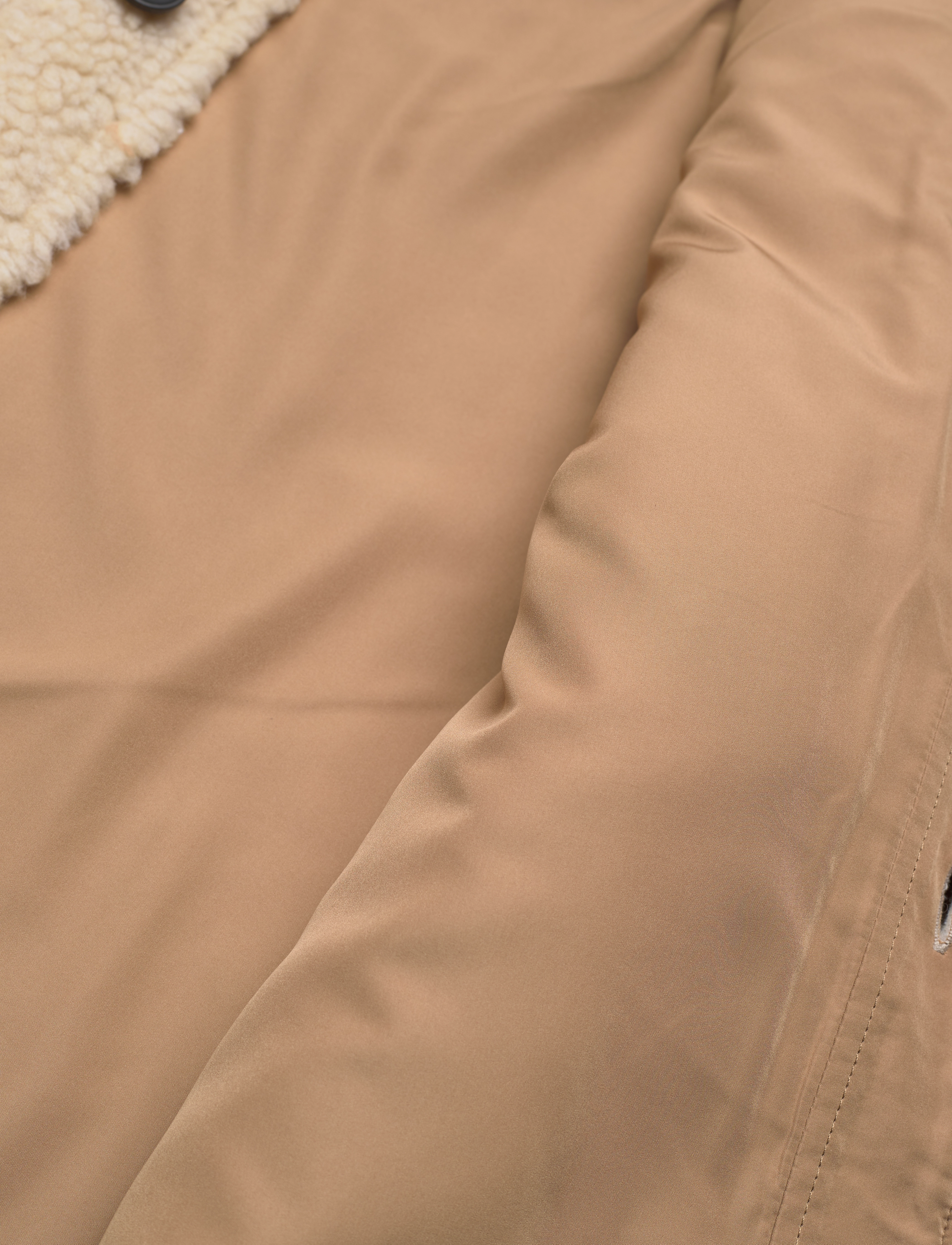 GANT - D2. OS SHERPA OVERSHIRT - putty - 3