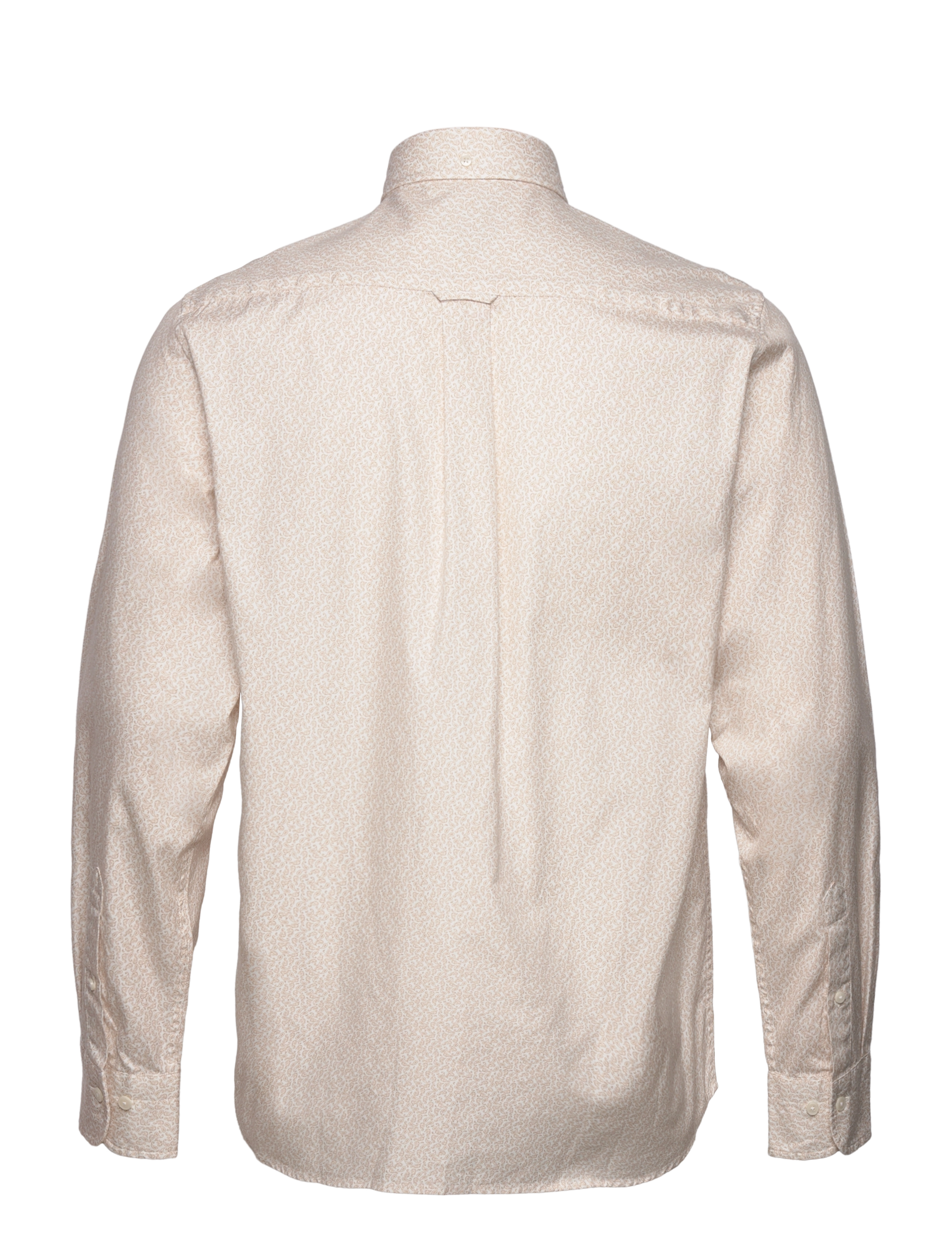 GANT - D2. REG SMALL PAISLEY OXF SHIRT - dry sand - 1