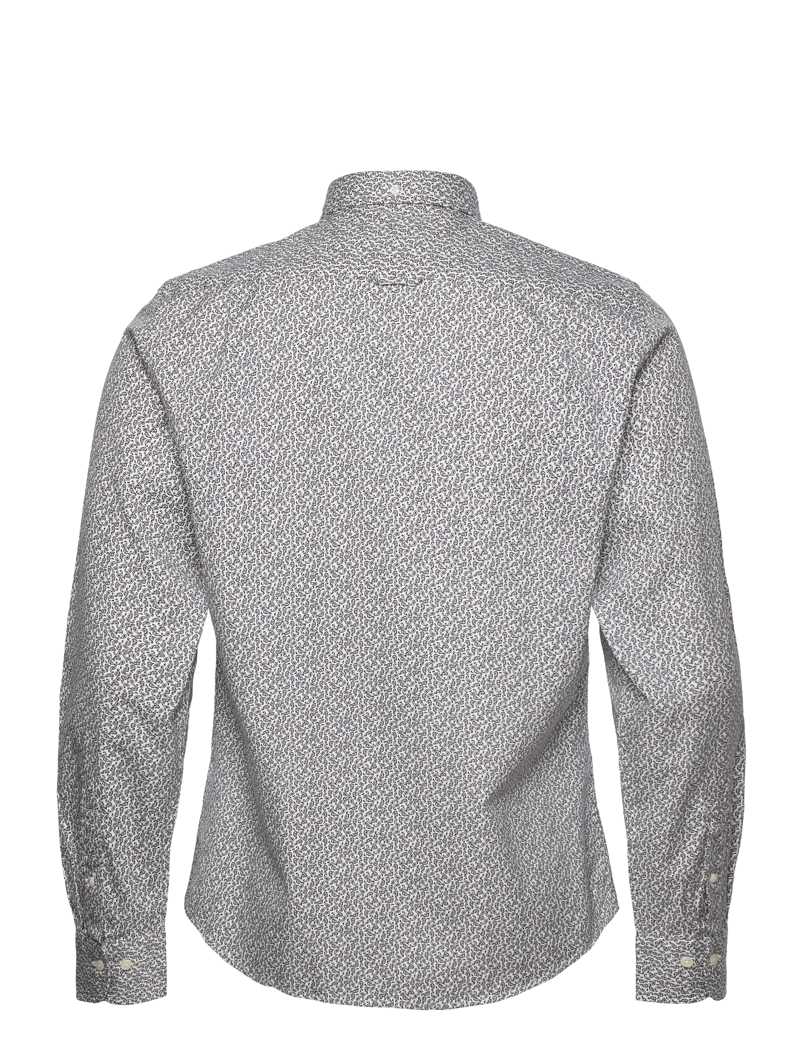 GANT - D2. SLIM SMALL PAISLEY OXF SHIRT - evening blue - 1