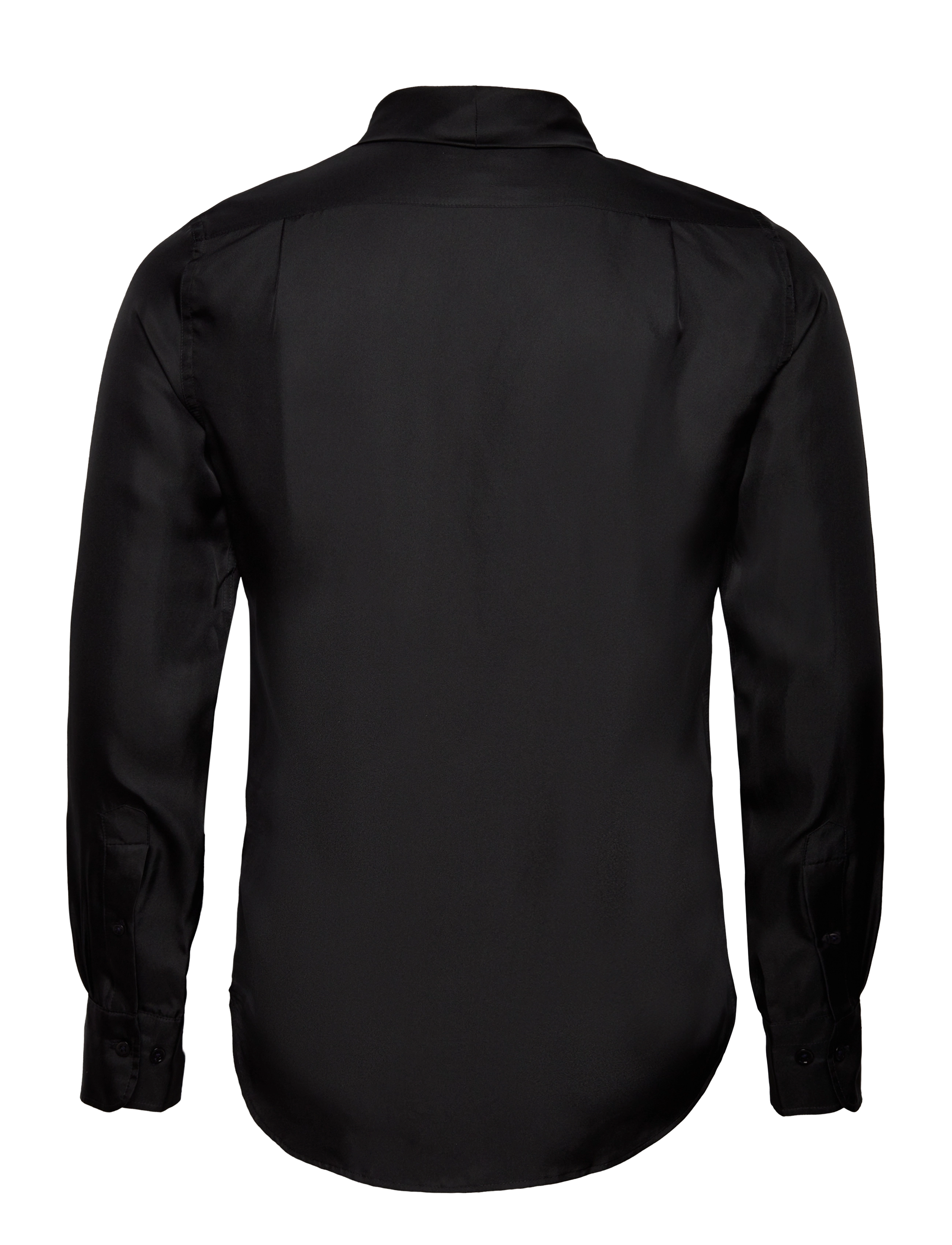 GANT - D2. SLIM SOLID BOW TIE SHIRT - black - 1