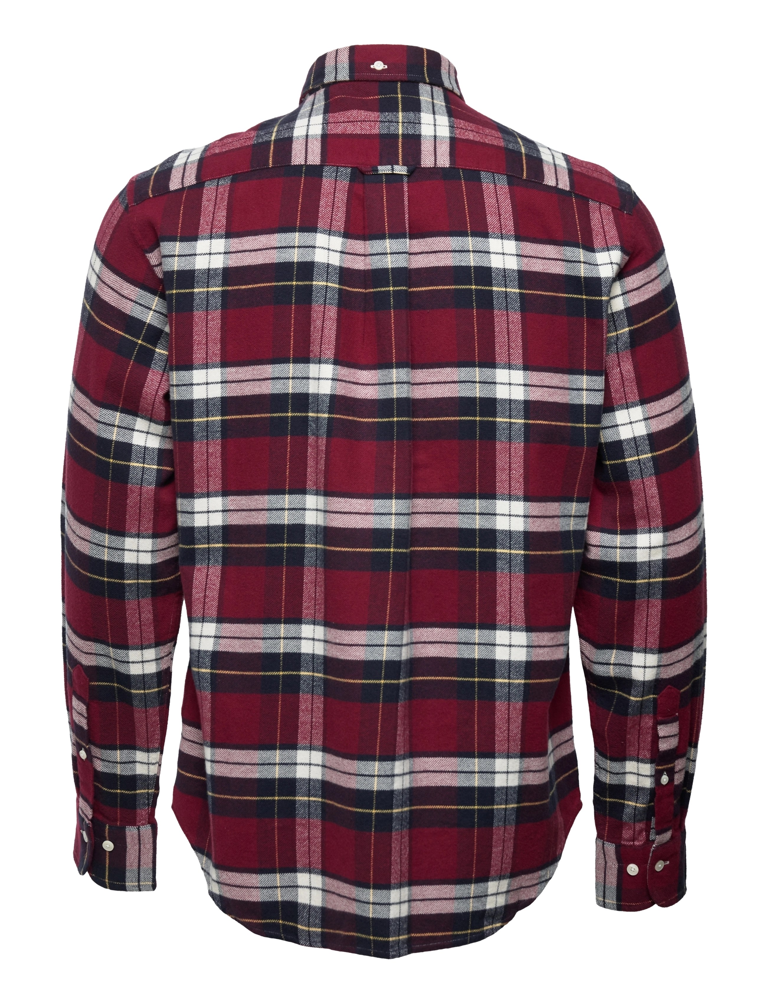 GANT - D2. REG UT FLANNEL CHECK SHIRT - plumped red - 1