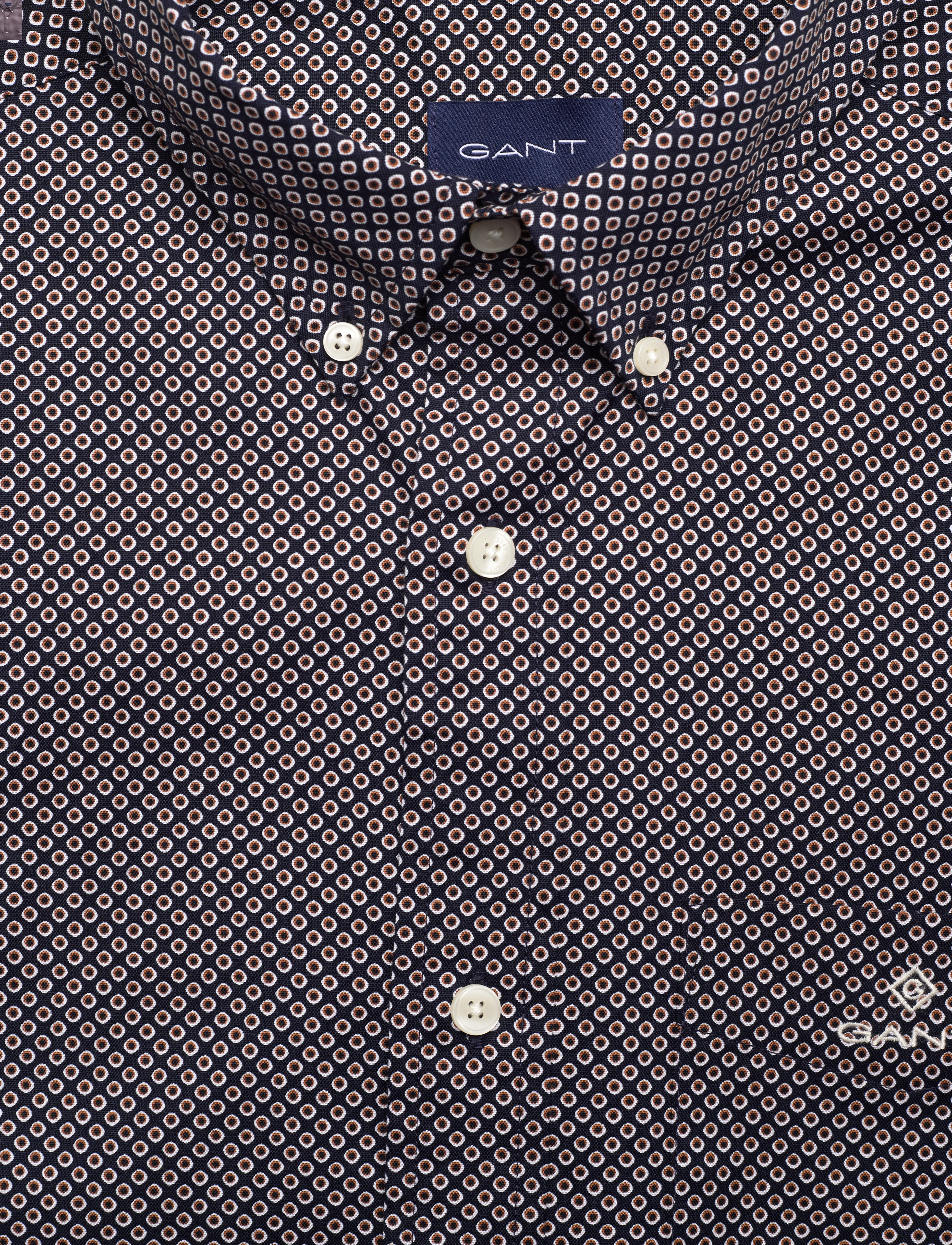GANT - D2. REG DOT PRINT SS BD - classic blue - 2