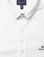 GANT - D1. SLIM MICRO PRINT OXFORD SHIRT - oxford shirts - eggshell - 2