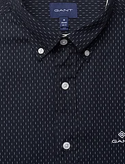 GANT - D1. SLIM MICRO PRINT OXFORD SHIRT - oxford shirts - evening blue - 2