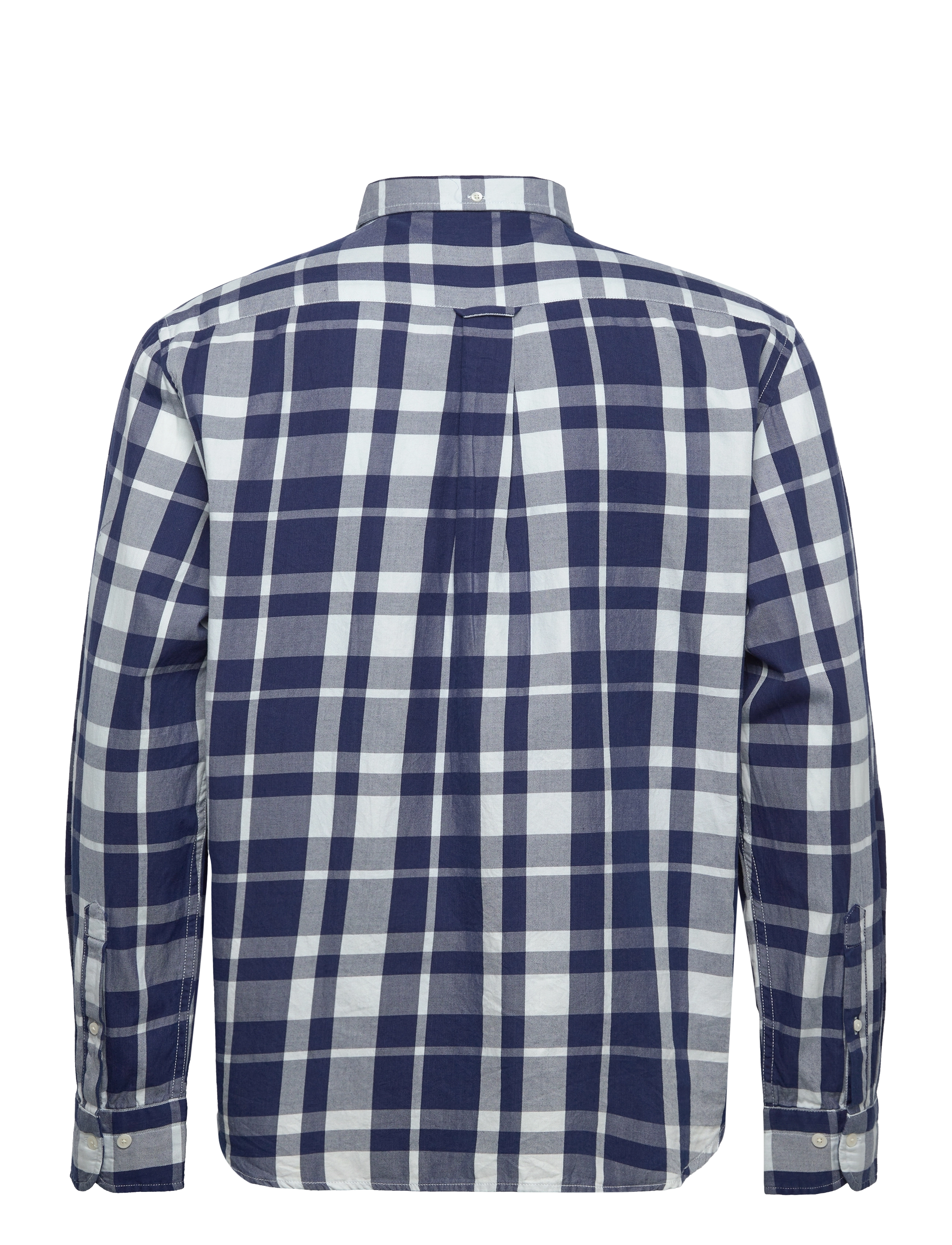 GANT - REG UT INDIGO PLAID TWILL SHIRT - indigo blue - 1