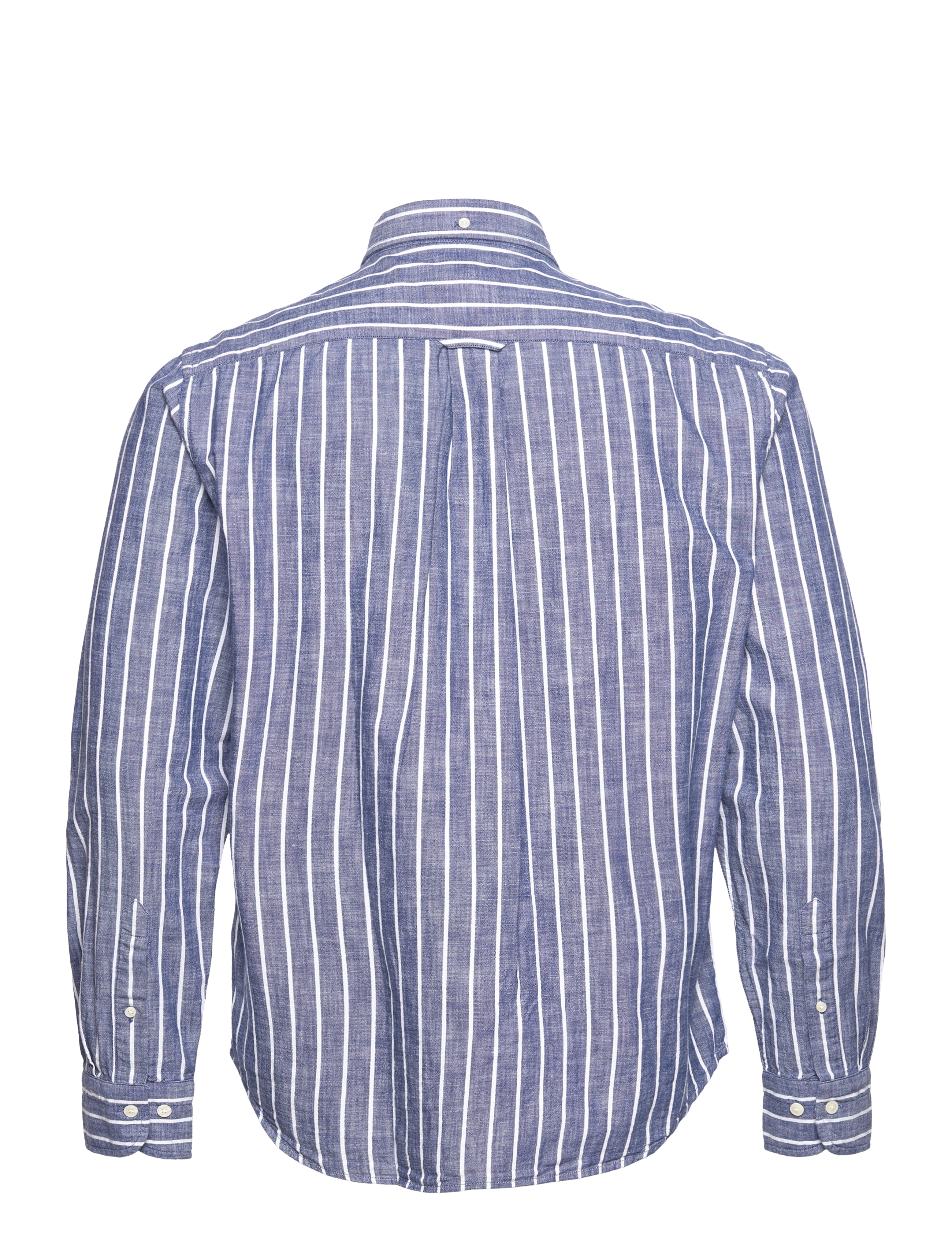 GANT - REG UT CHAMBRAY STRIPE SHIRT - indigo blue - 1