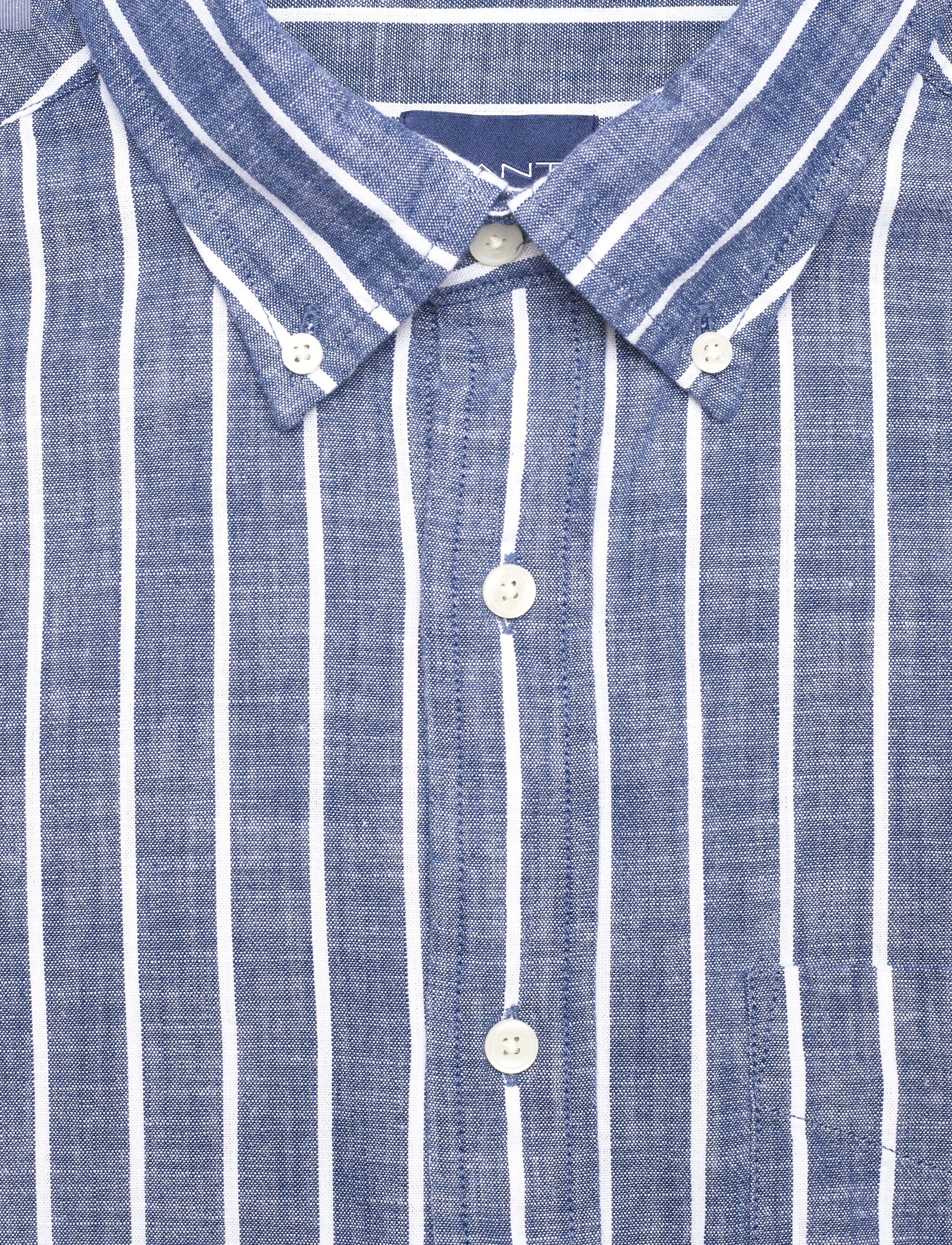 GANT - REG UT CHAMBRAY STRIPE SHIRT - indigo blue - 2