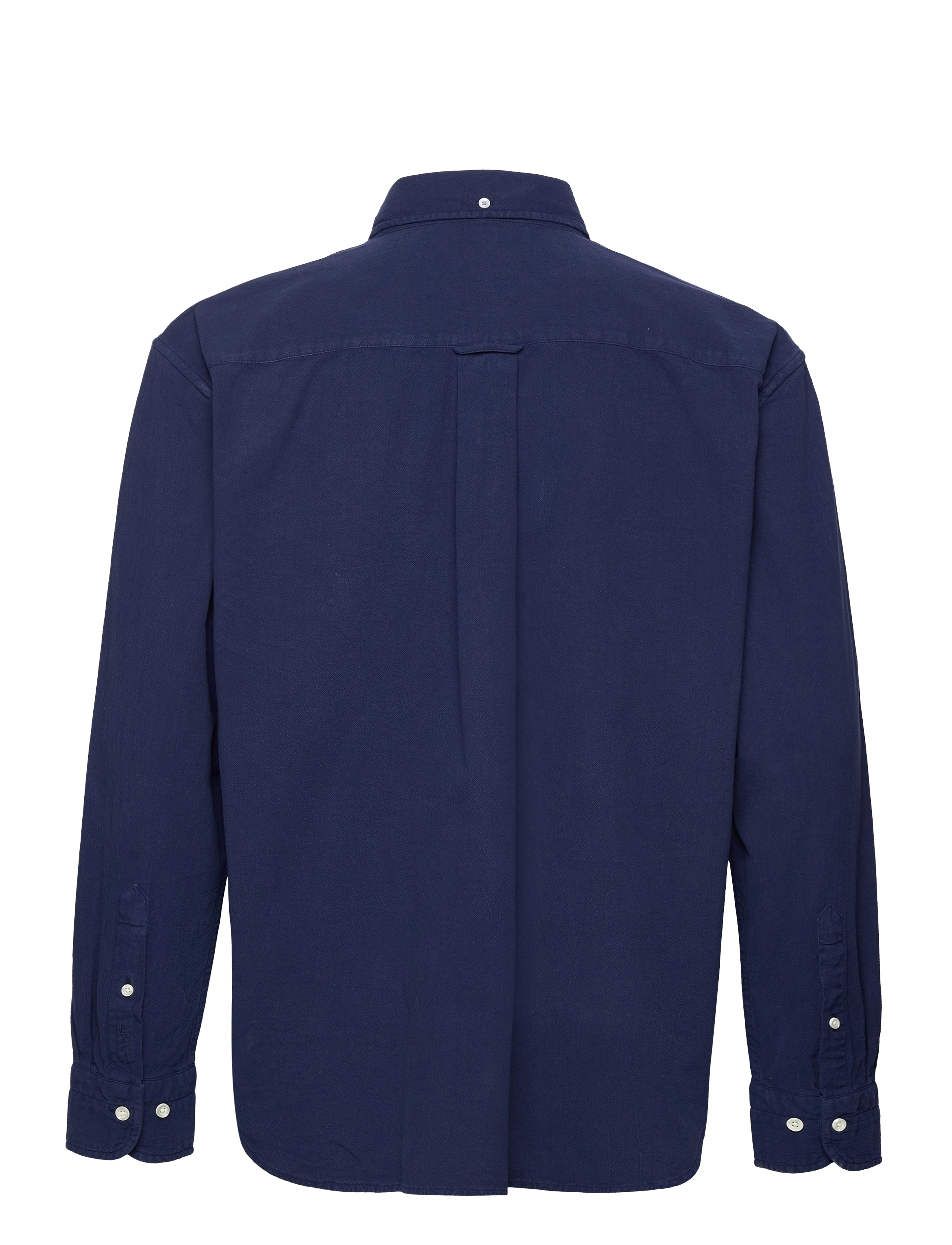 GANT - REL GMNT DYED TEXTURE WEAVE SHIRT - dusk blue - 1