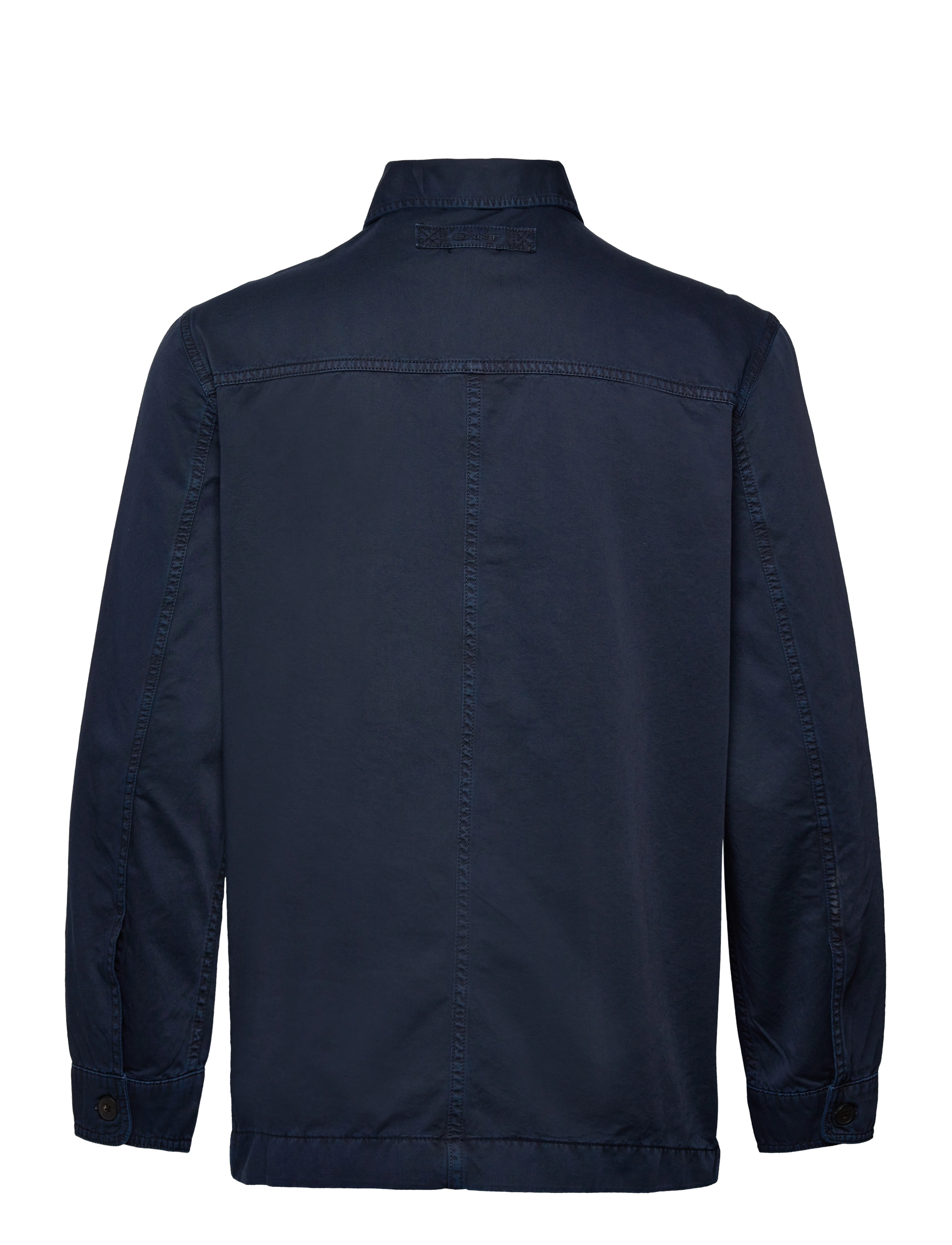 GANT - GMNT DYED TWILL OVERSHIRT - marine - 1